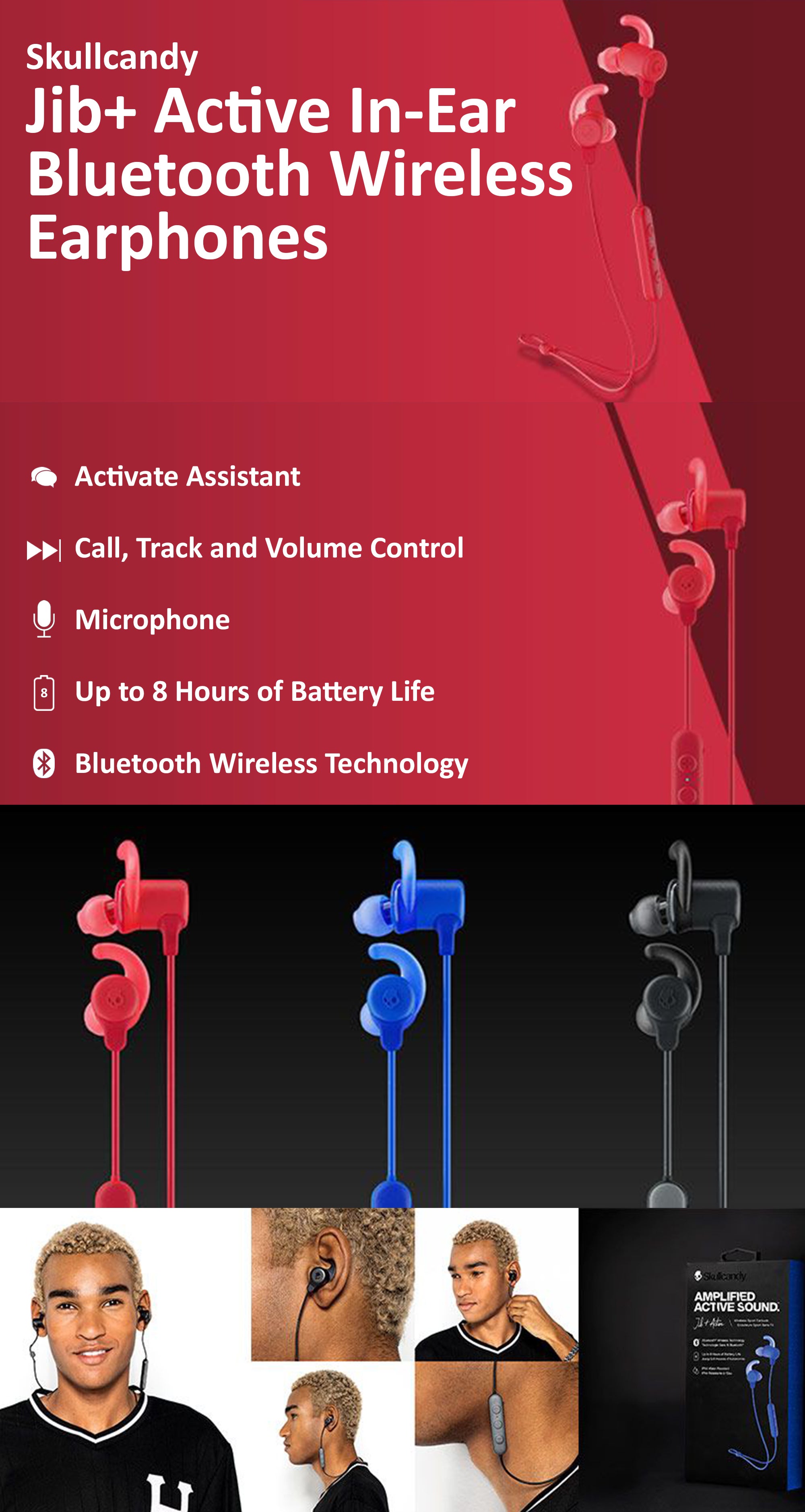 skullcandy jib  active wireless