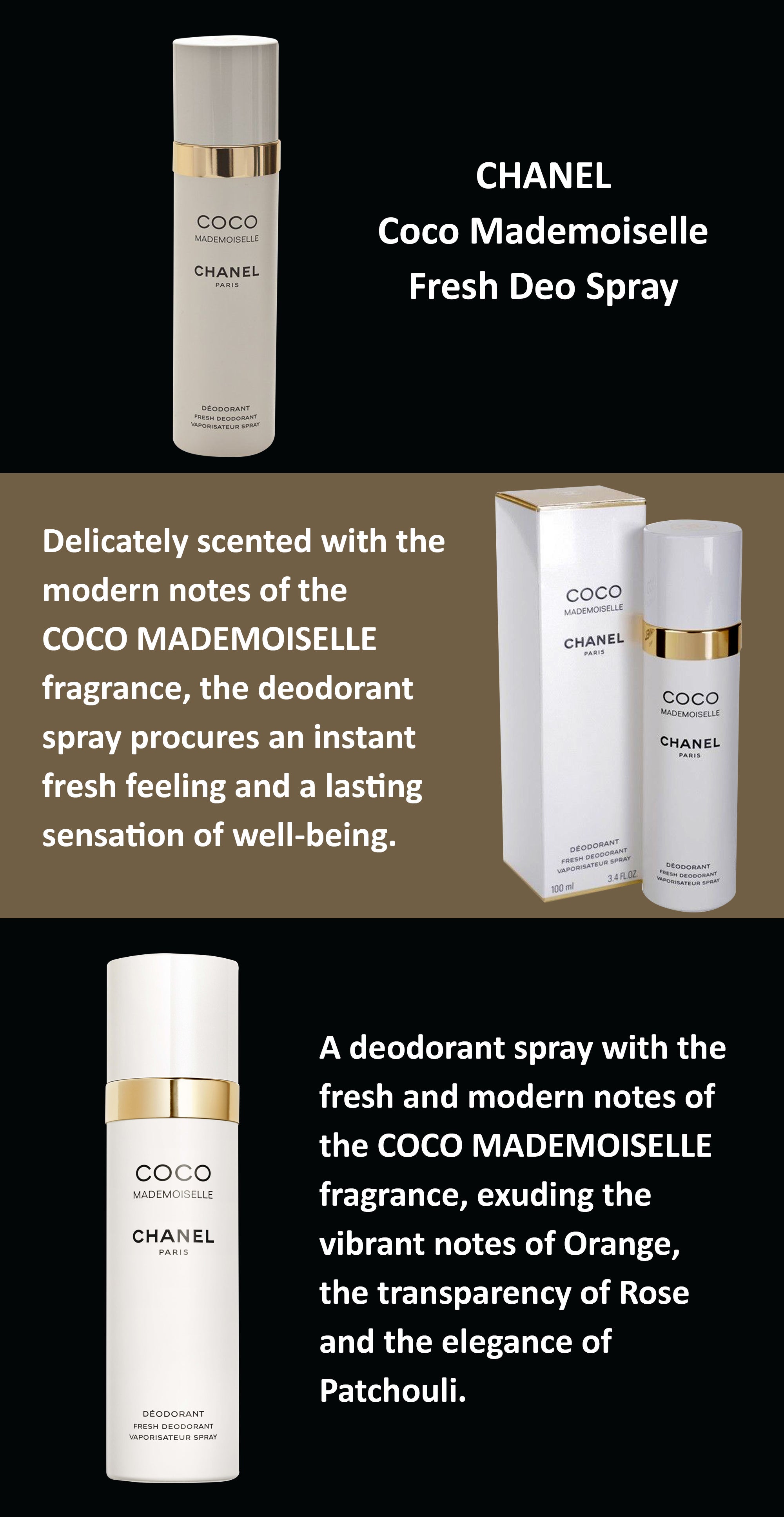 Coco Women Deodorant Spray Chanel 100 ml - Gezondheid aan huis