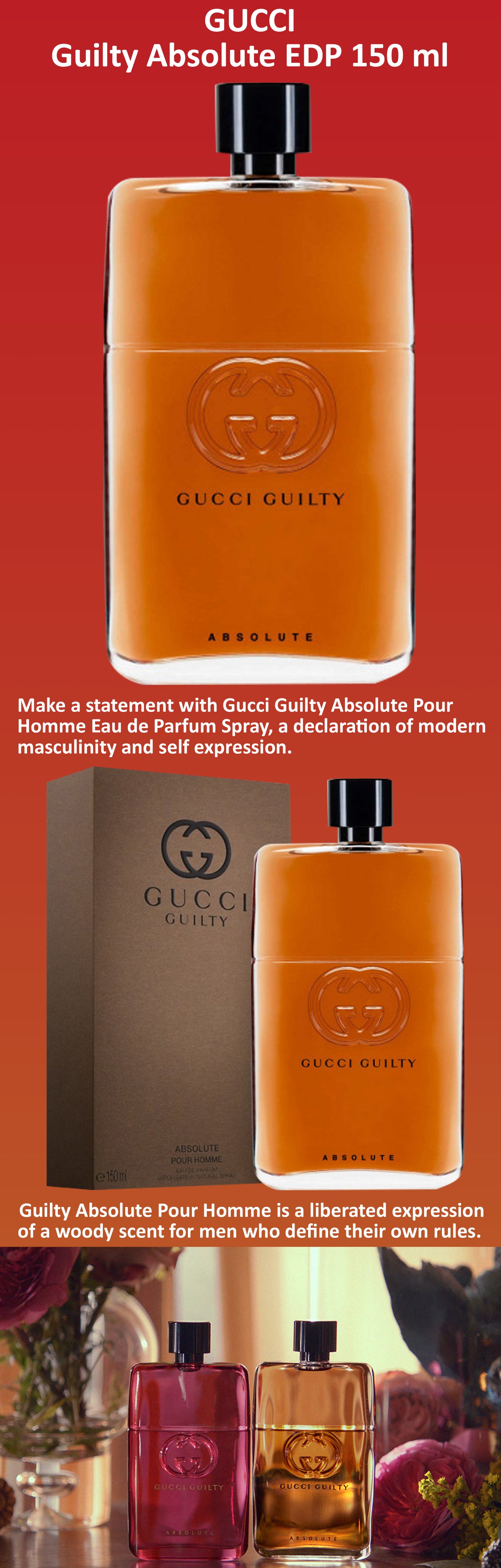 gucci guilty absolute 150