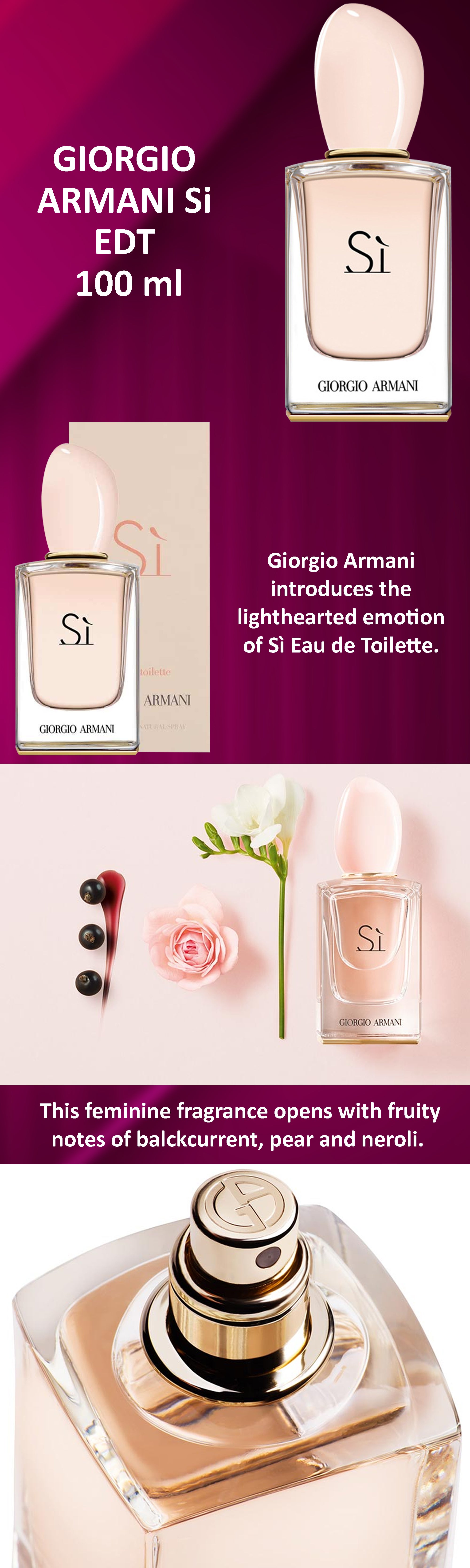 giorgio armani si edt 100ml