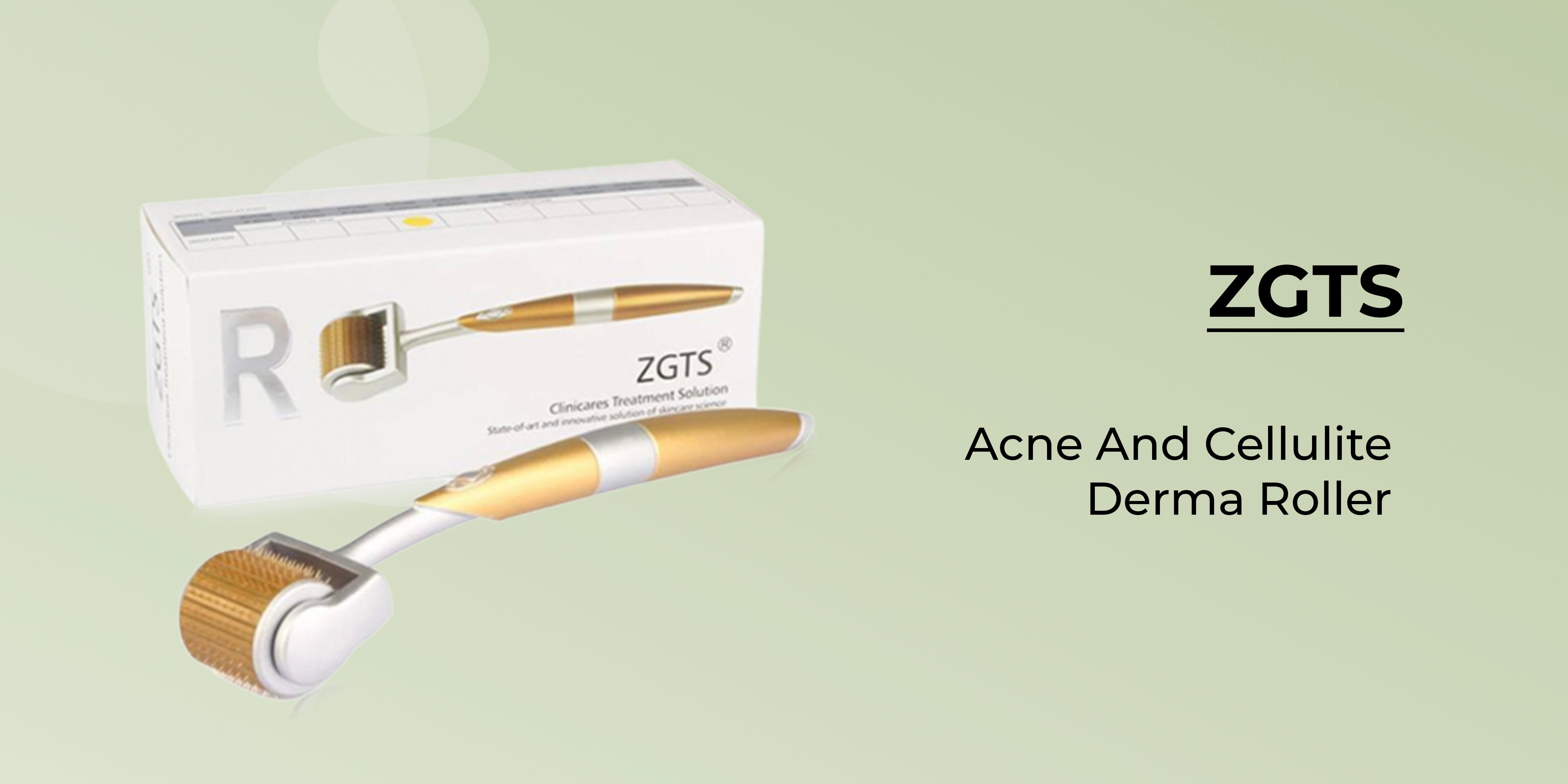 Shop ZGTS Acne And Cellulite Derma Roller Gold/White online in Dubai, Abu  Dhabi and all UAE