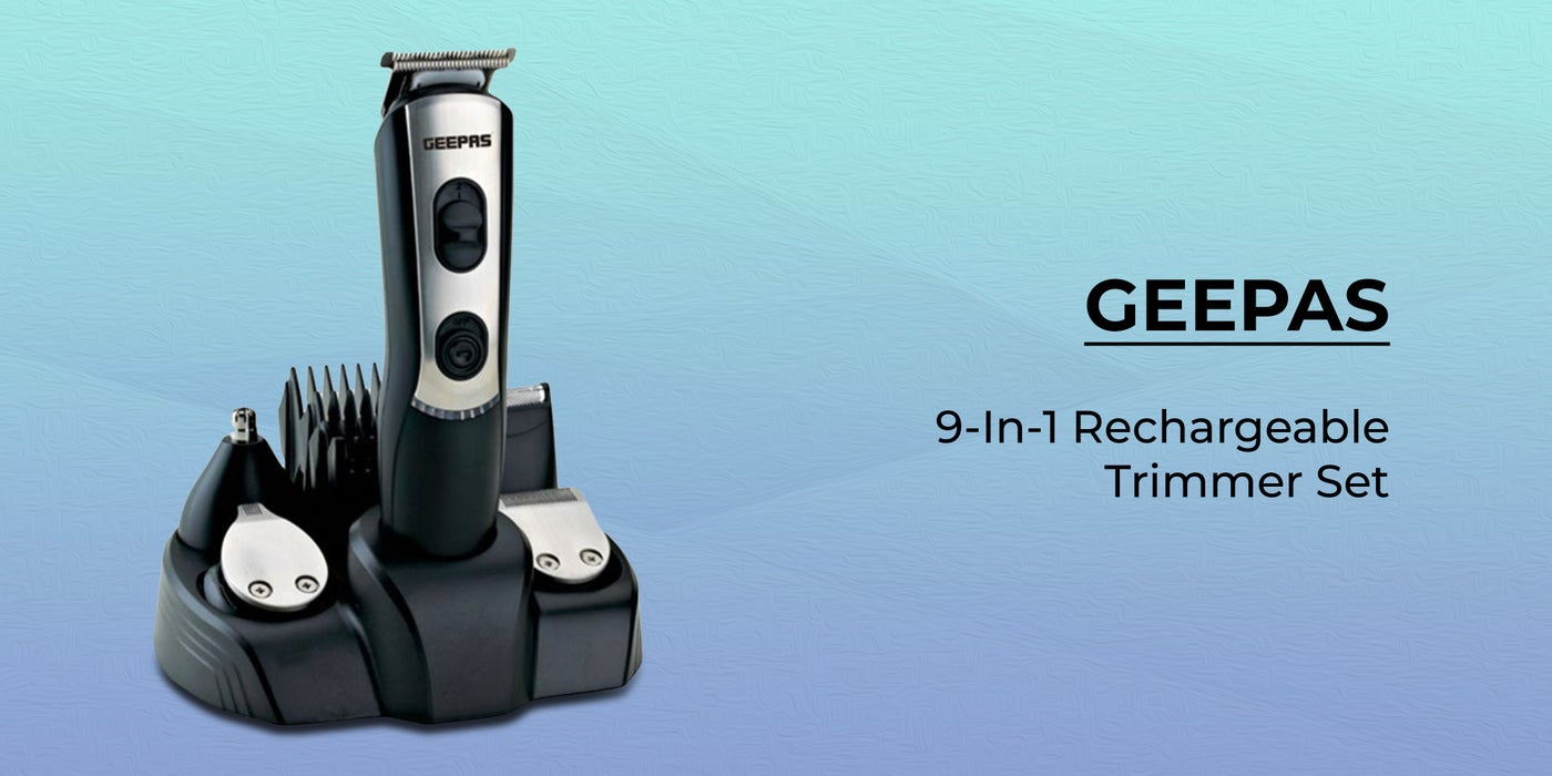 geepas 9 in 1 trimmer