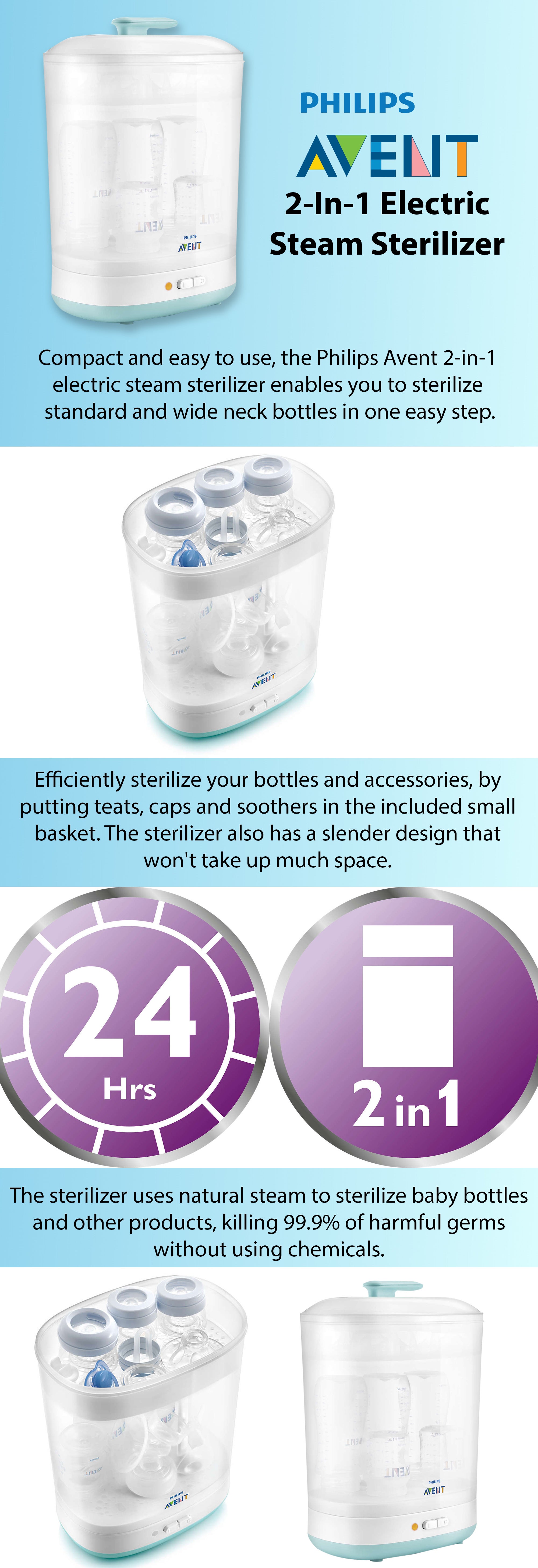 Philips avent 2 in sales 1 steriliser