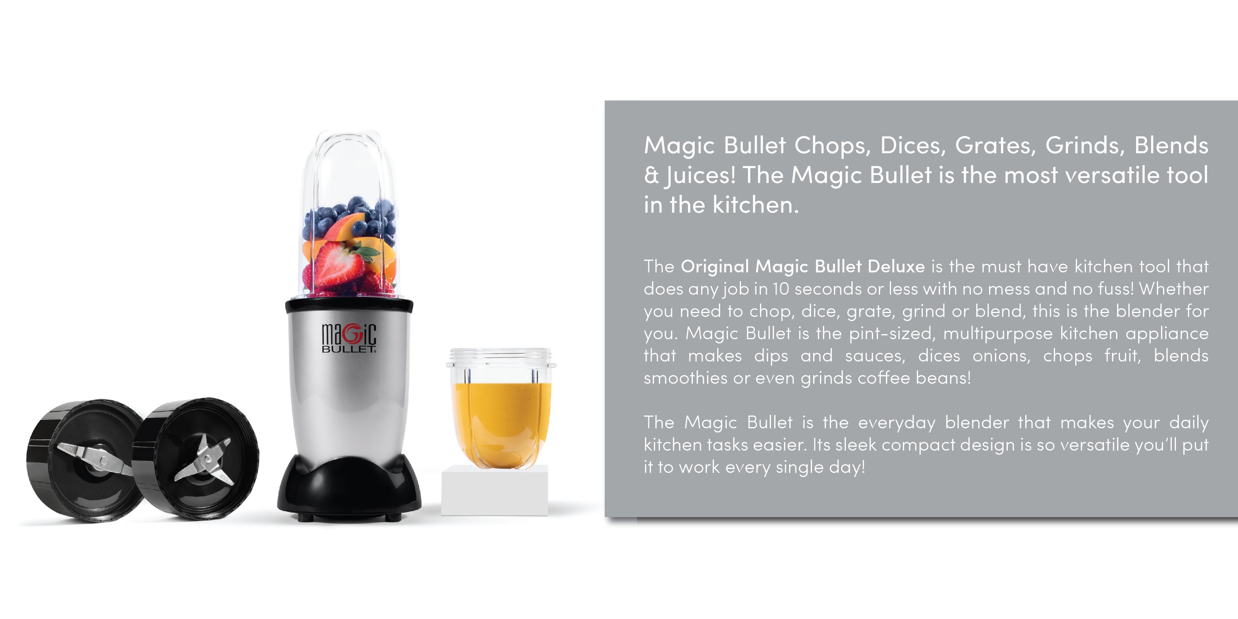 Buy Magic Bullet High-speed Blender Set (11 Pieces, 400 W) Online in Dubai  & the UAE