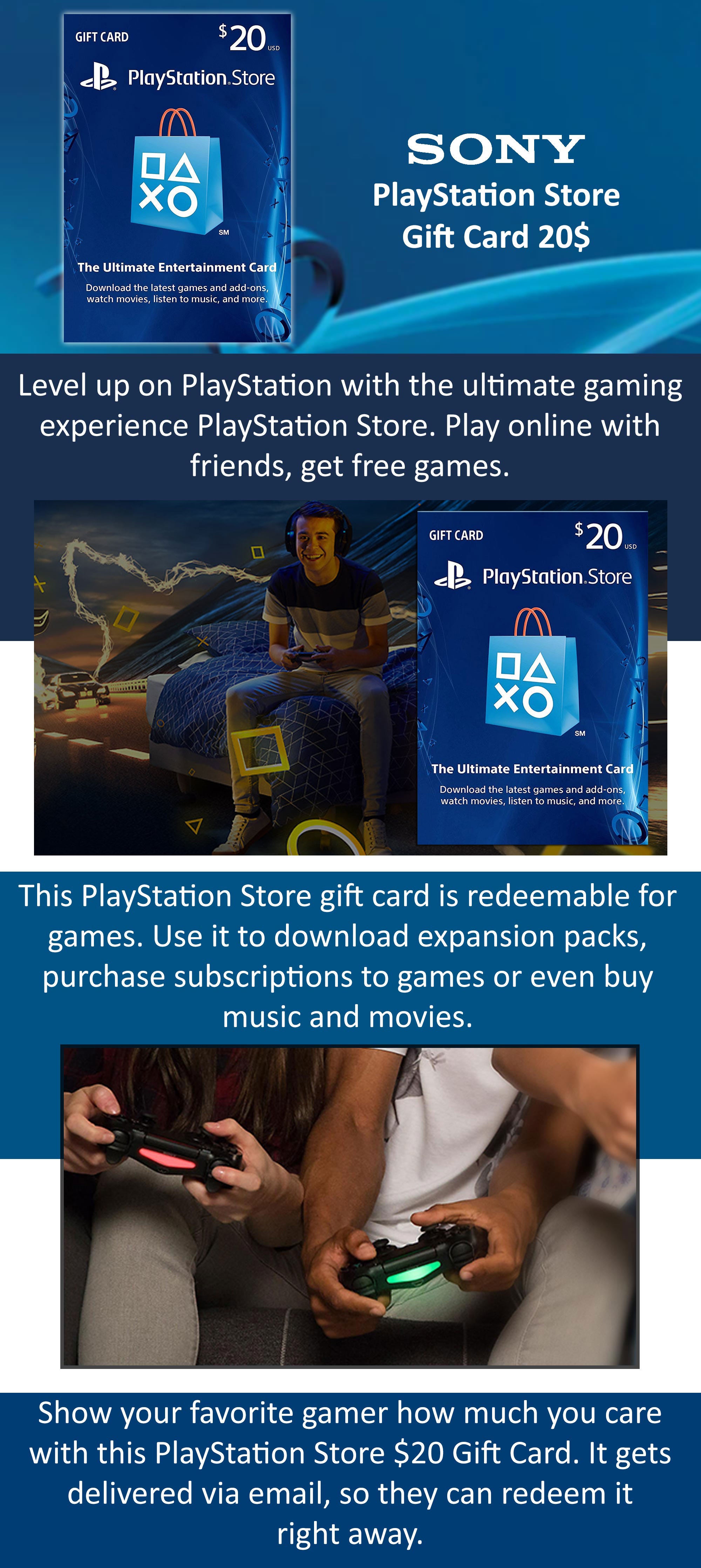 Shop Sony Playstation Store Gift Card Online In Dubai Abu Dhabi And All Uae