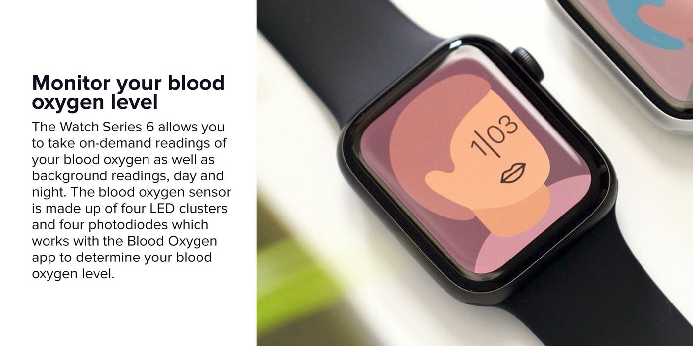 Oxygen Monitoring Spo2 Apple Watch Measure Oxygen Level Blood