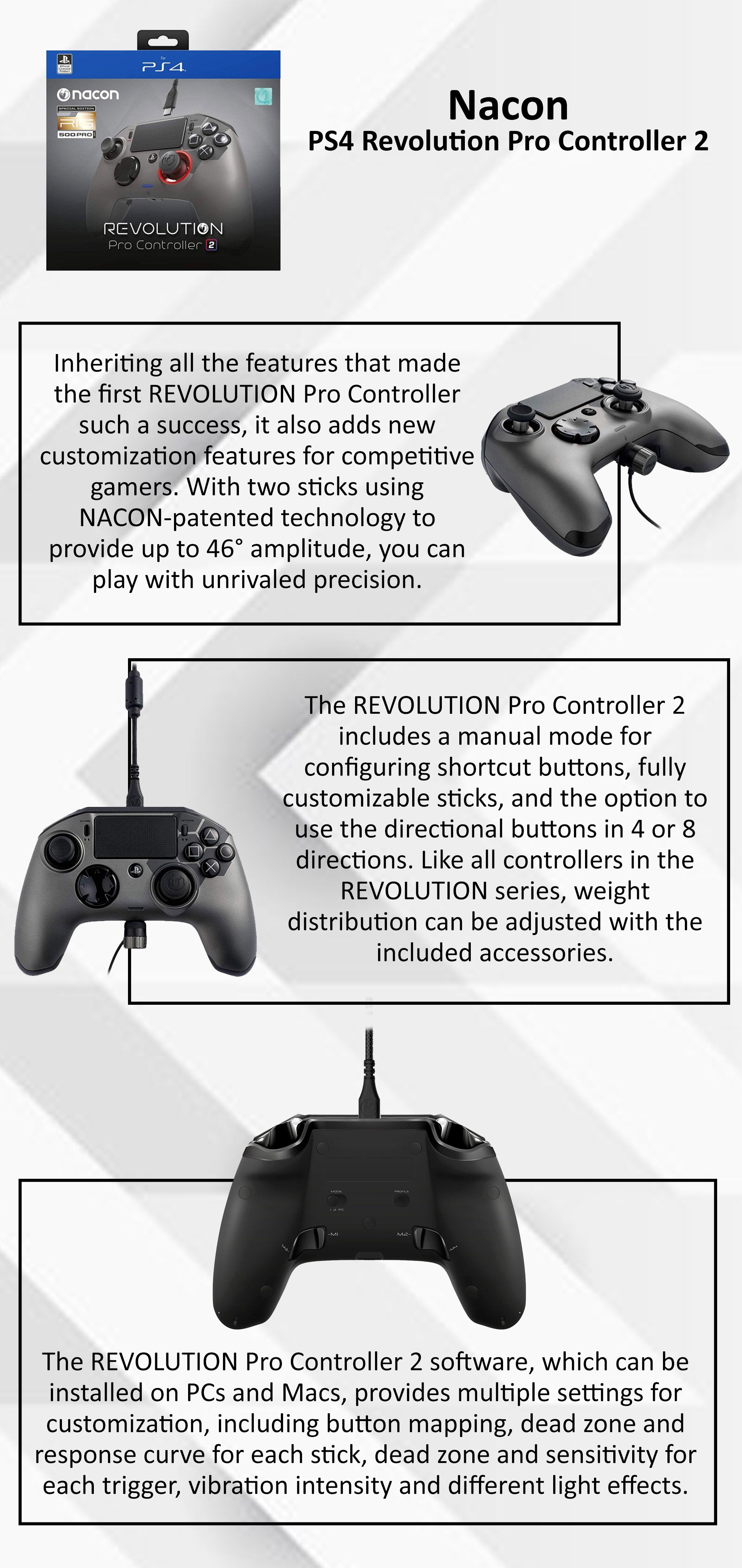 Shop Nacon Ps4 Revolution Pro Controller 2 Online In Dubai Abu Dhabi And All Uae