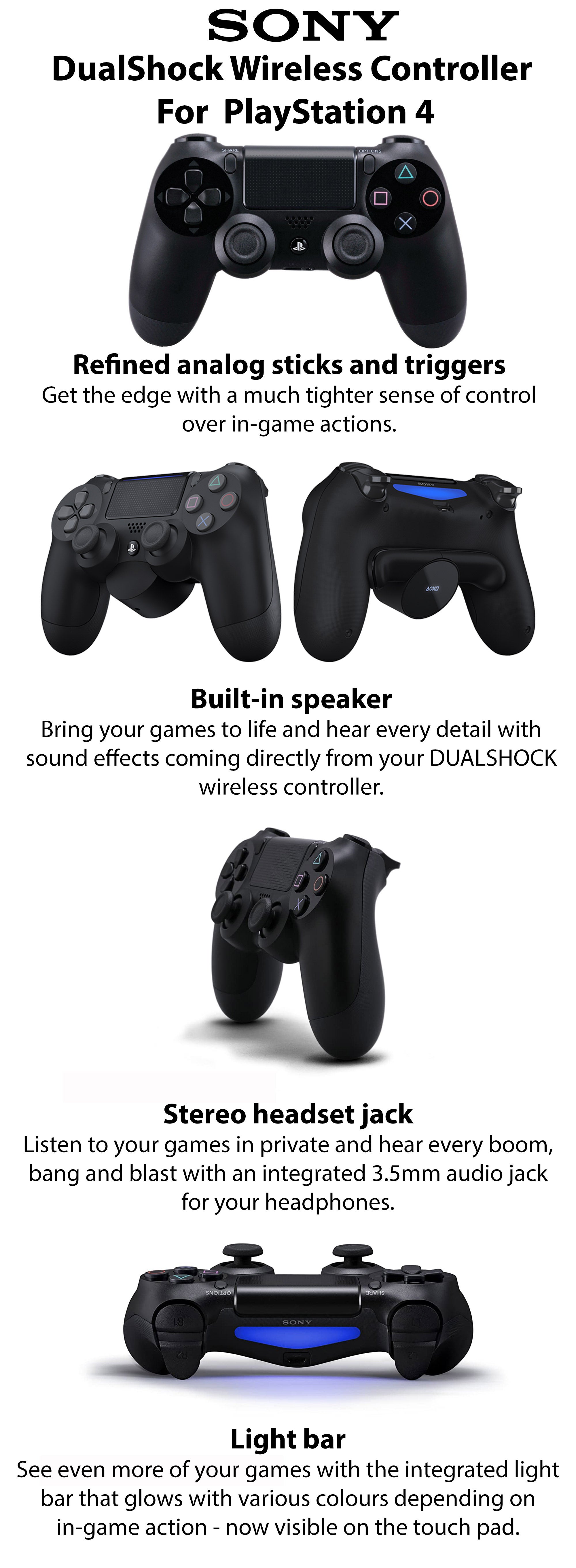 ps4 controller stereo headset jack