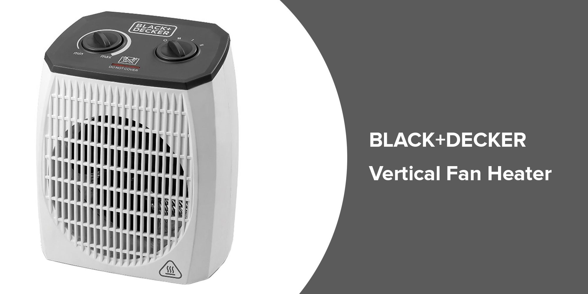 Black+Decker HX310-B5 | Vertical Fan Heater 