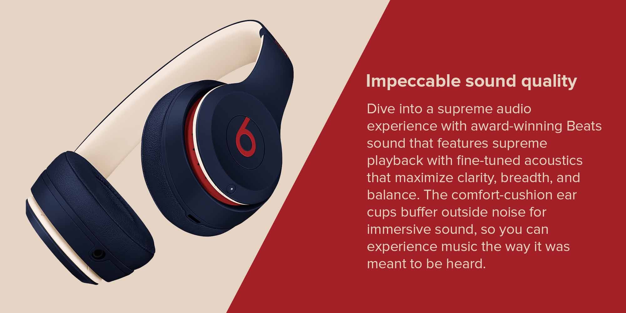 Beats solo discount 3 wireless navy