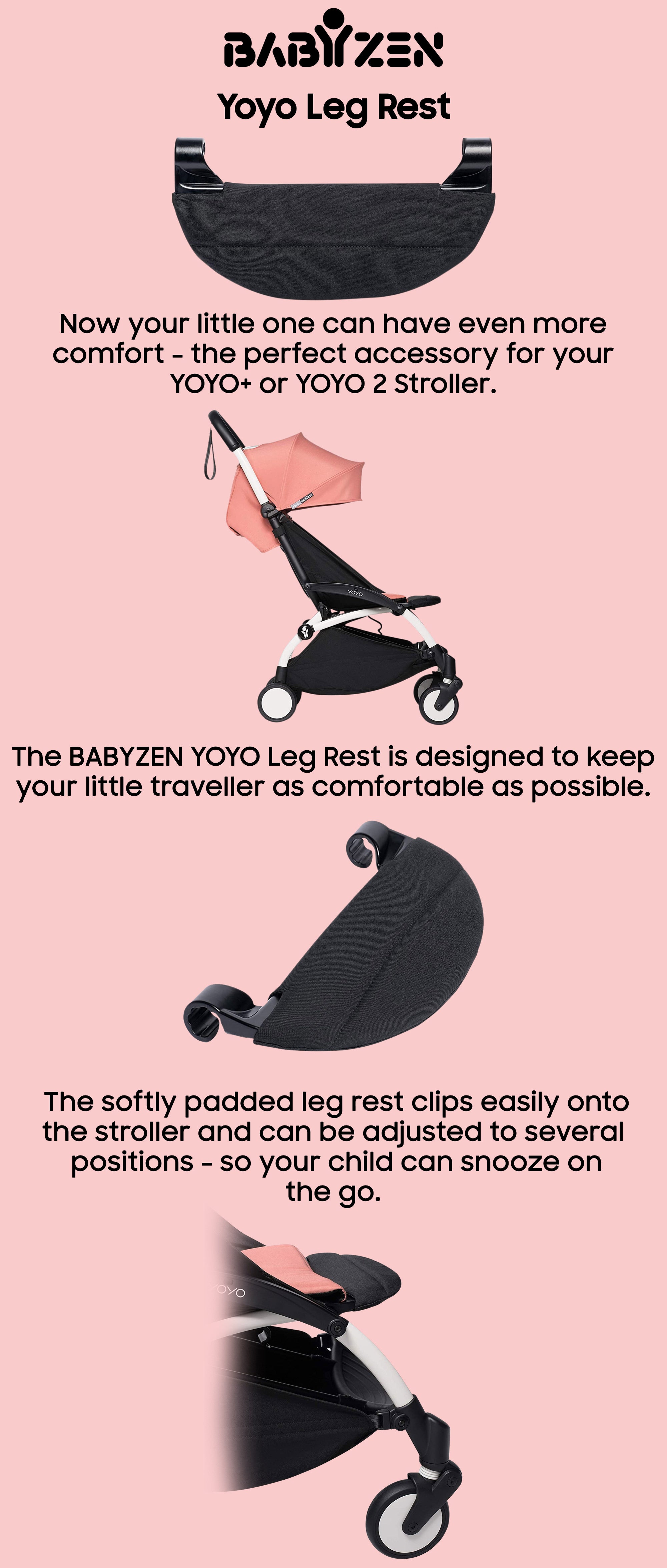YOYO stroller leg rest – BABYZEN