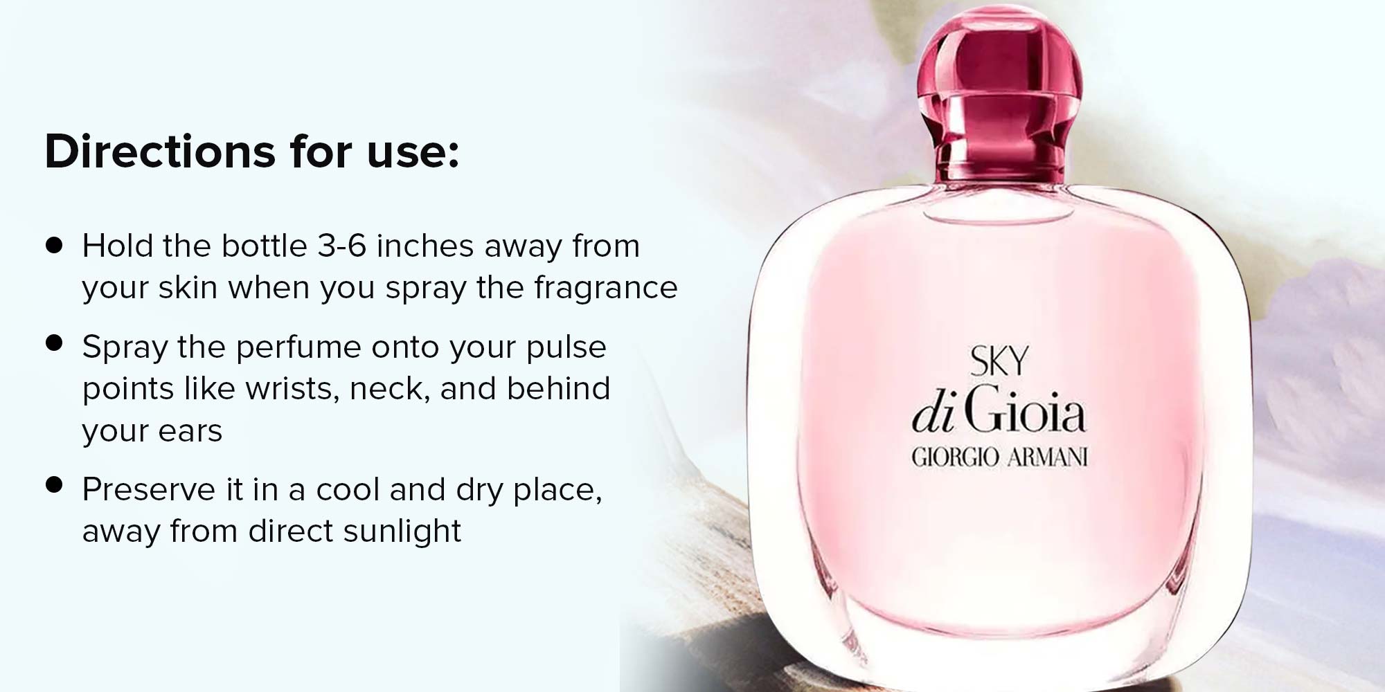 Parfum giorgio armani sky di gioia sale