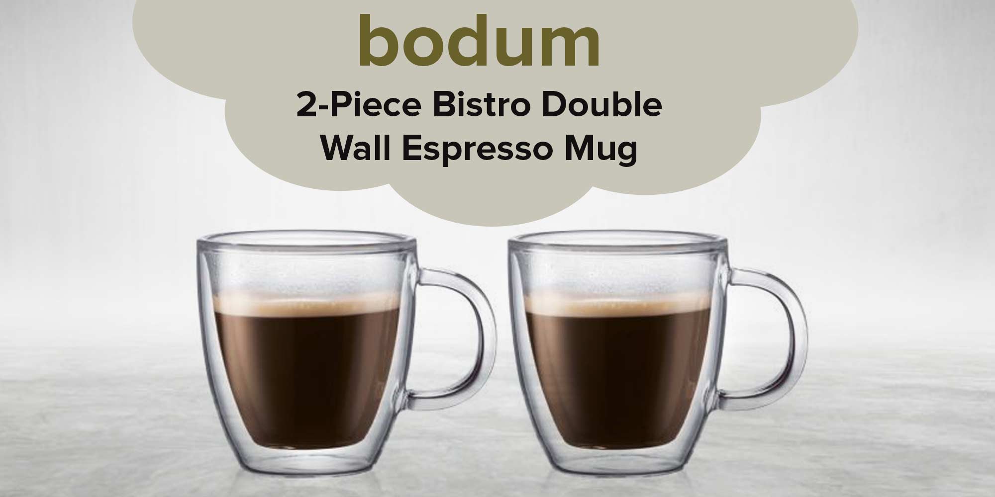 Bodum Double Wall Bistro Mug + Reviews