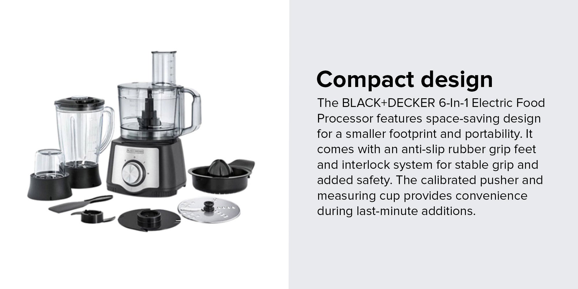 Black and Decker Food Processor Unboxing. : 600W FX650-B5 