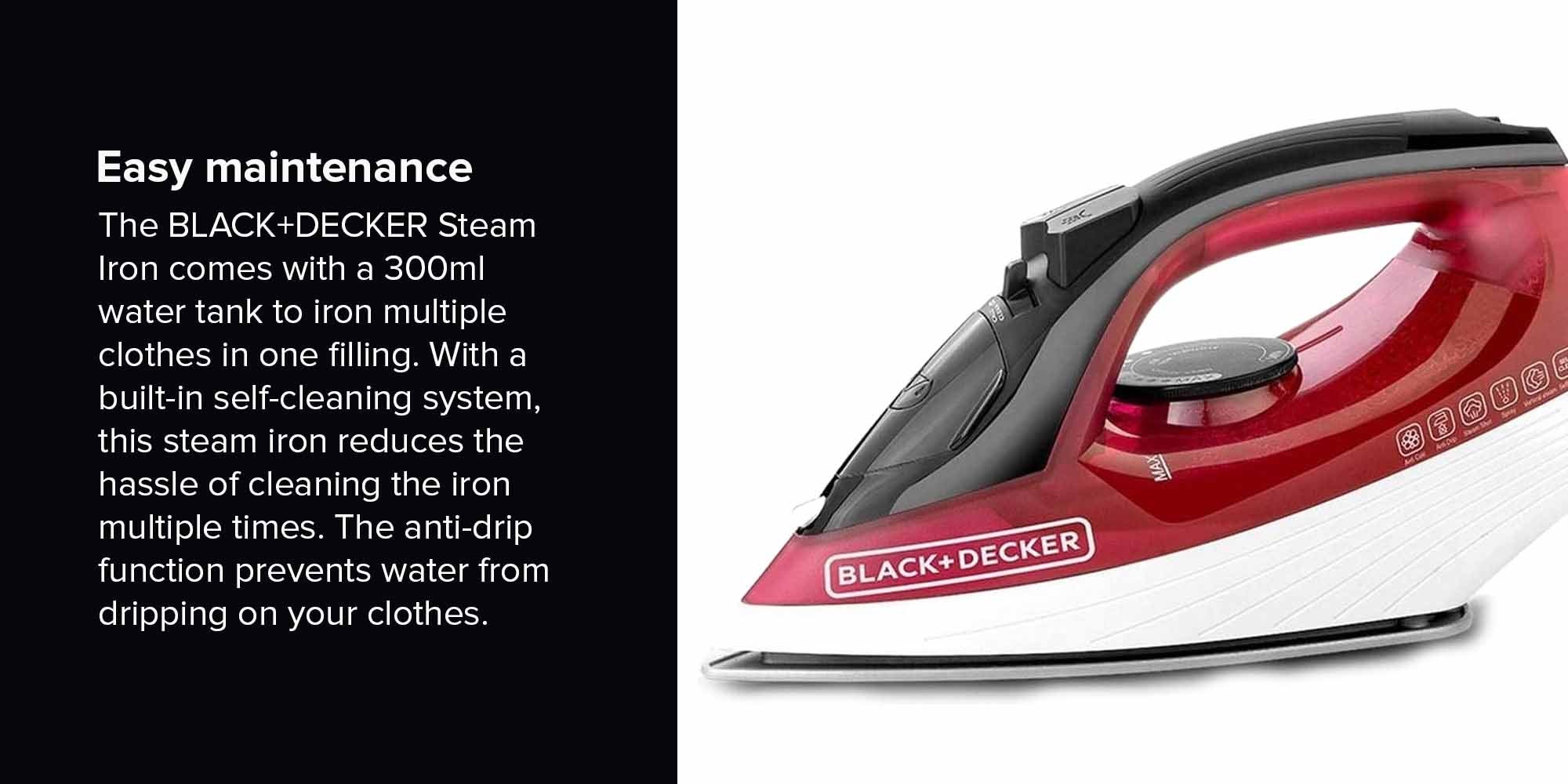Black & Decker Dry Iron With Aluminum Base, F300-b5 price in UAE,   UAE