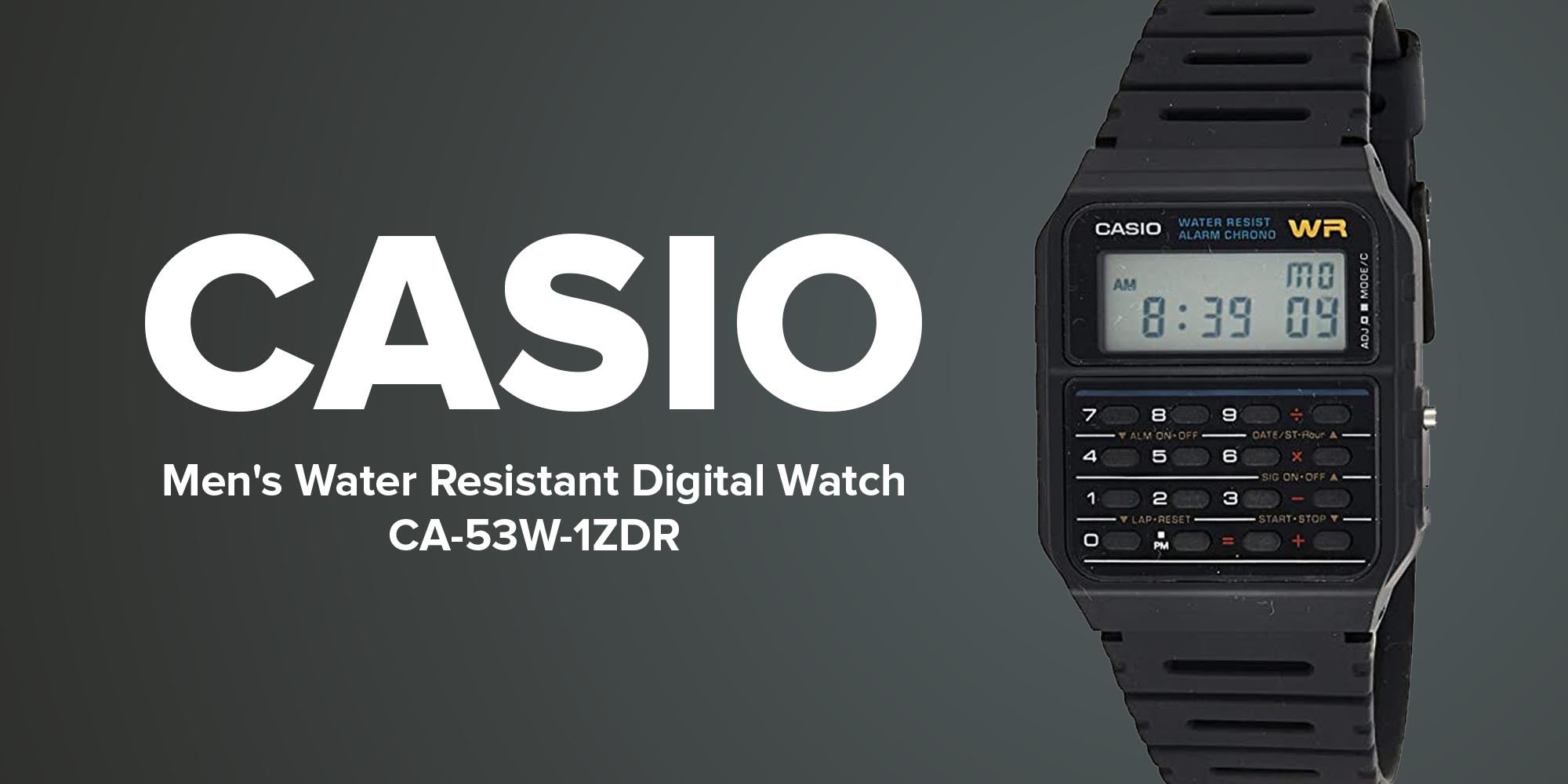 Shop Casio Men S Water Resistant Digital Watch Ca 53w 1zdr Online In Dubai Abu Dhabi And All Uae