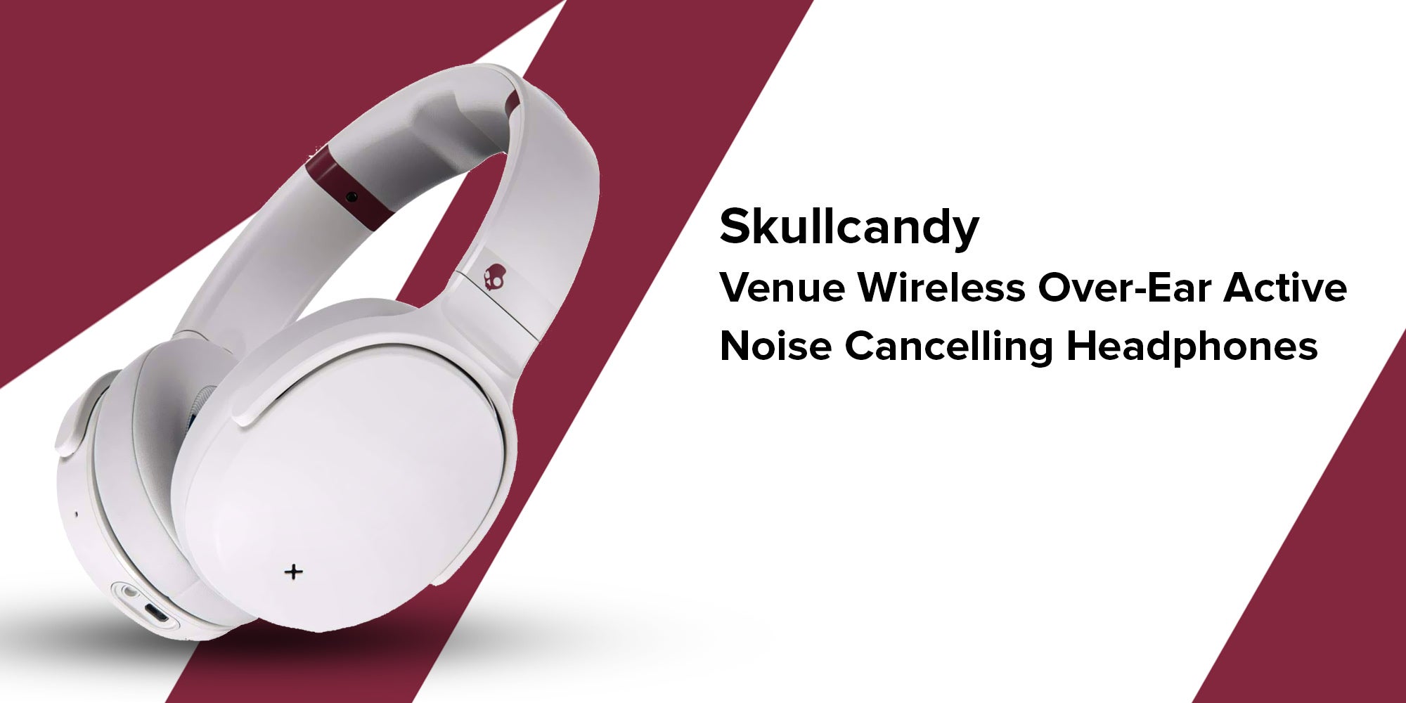 Skullcandy Venue Wireless Over Ear Active Noise Cancelling