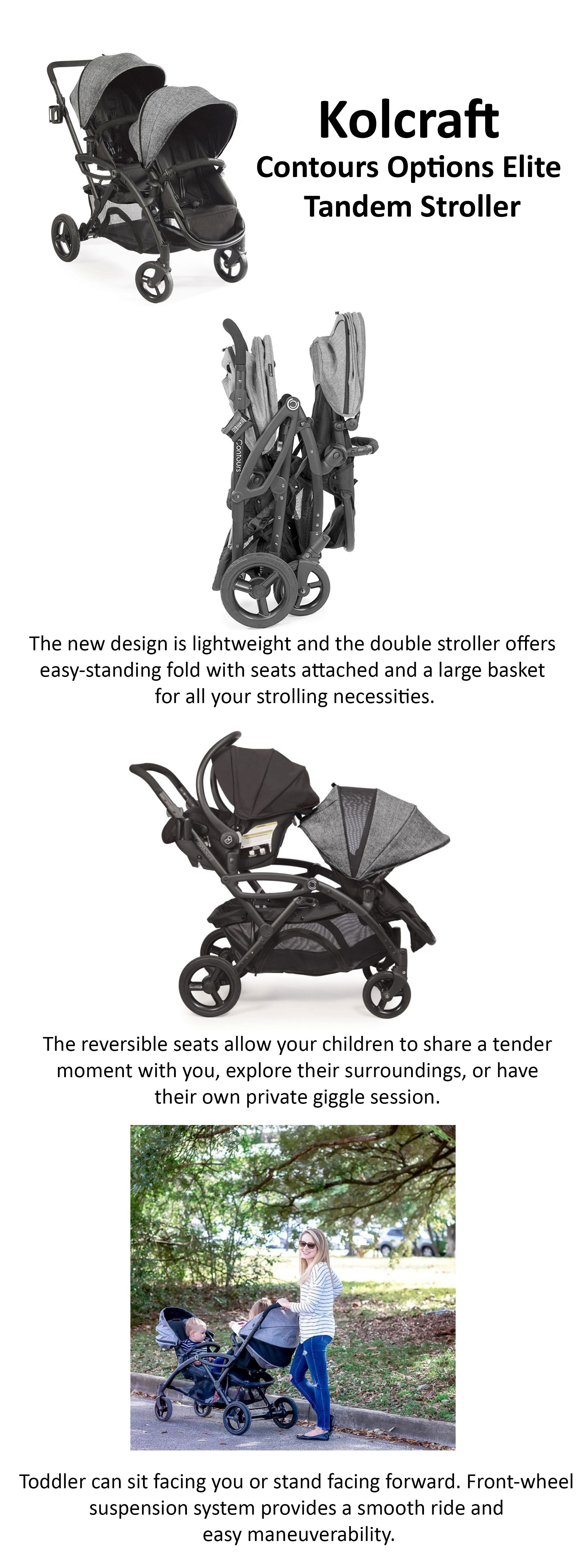 Kolcraft contour double clearance stroller