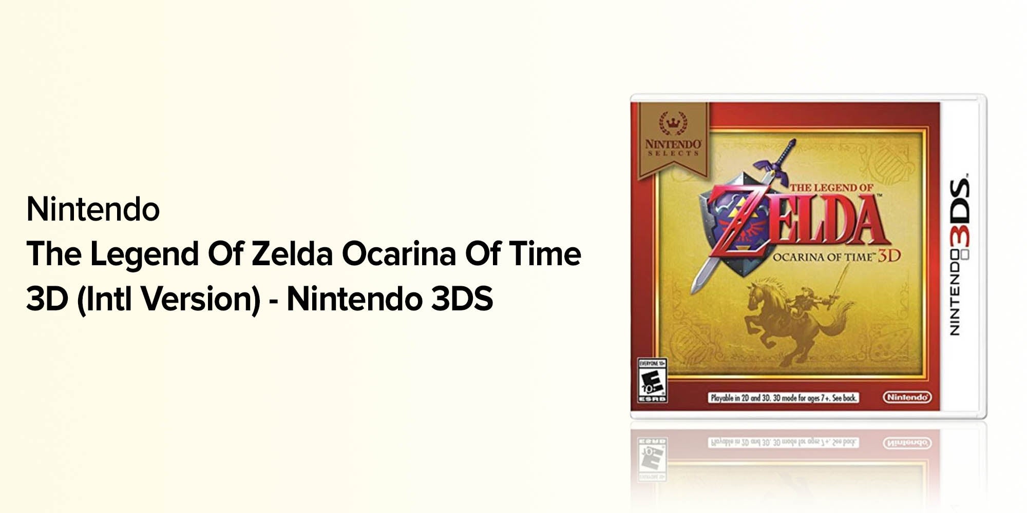 The Legend of Zelda: Ocarina of Time 3D (UAE) - Nintendo 3DS