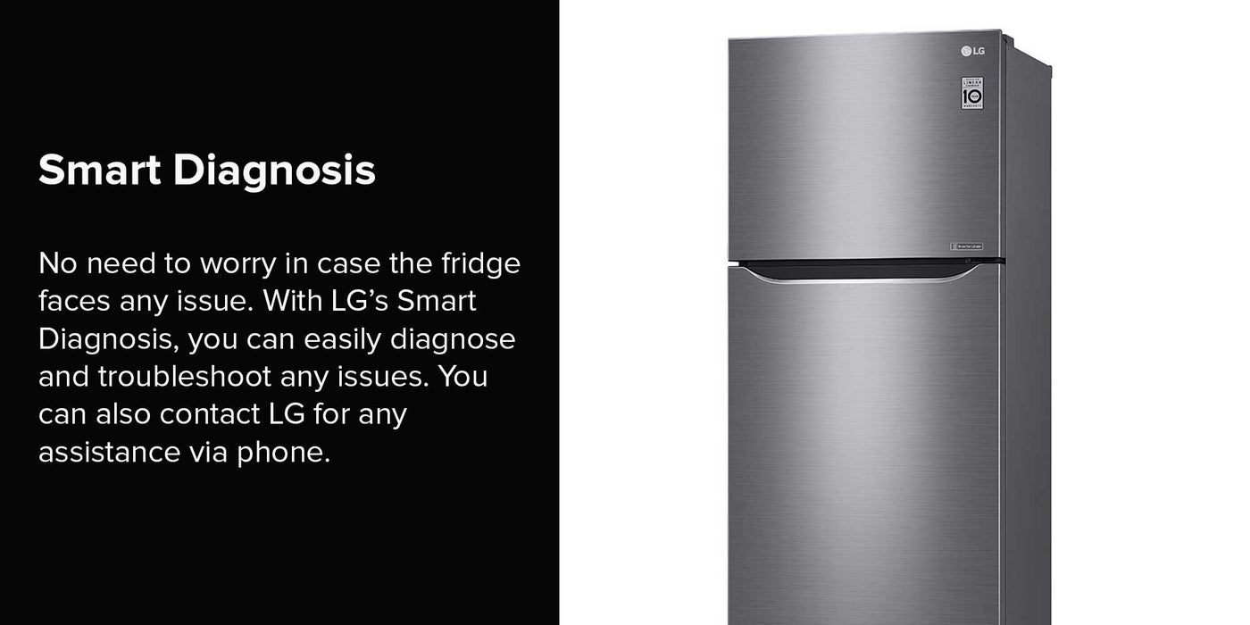 Lg Double Door Refrigerator 490L GNB492SQCL Grey UAE Dubai, Abu Dhabi