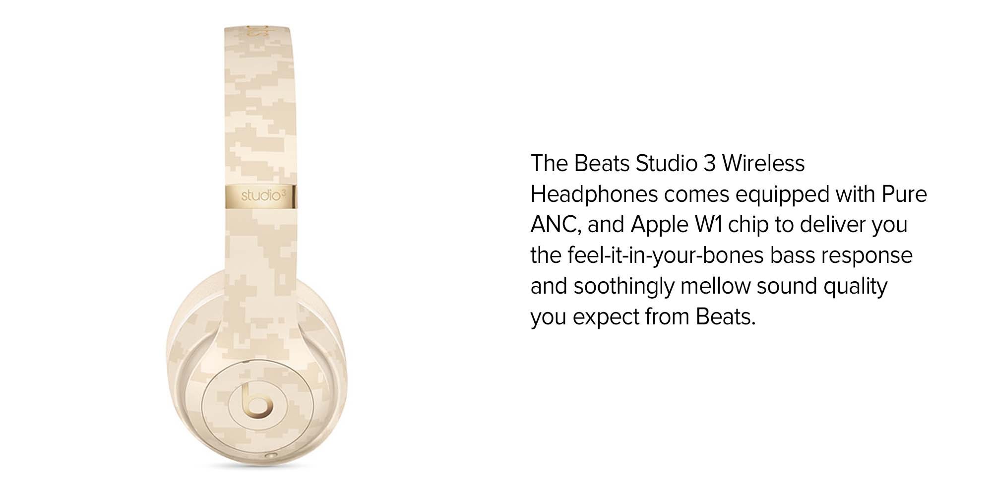 Beats Studio 3 Wireless Headphones Sand Dune KSA | Riyadh, Jeddah