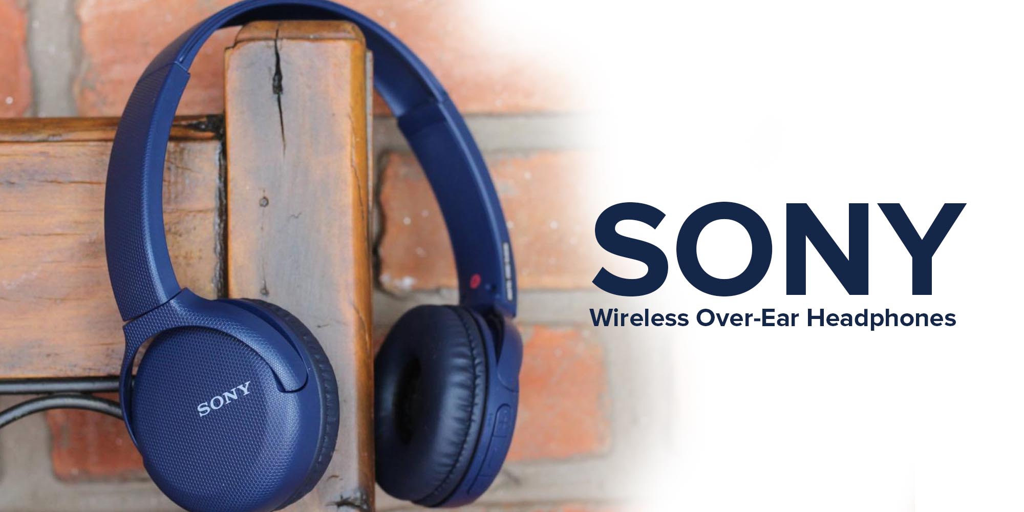 Sony Wireless On Ear Headphones Blue KSA Riyadh Jeddah