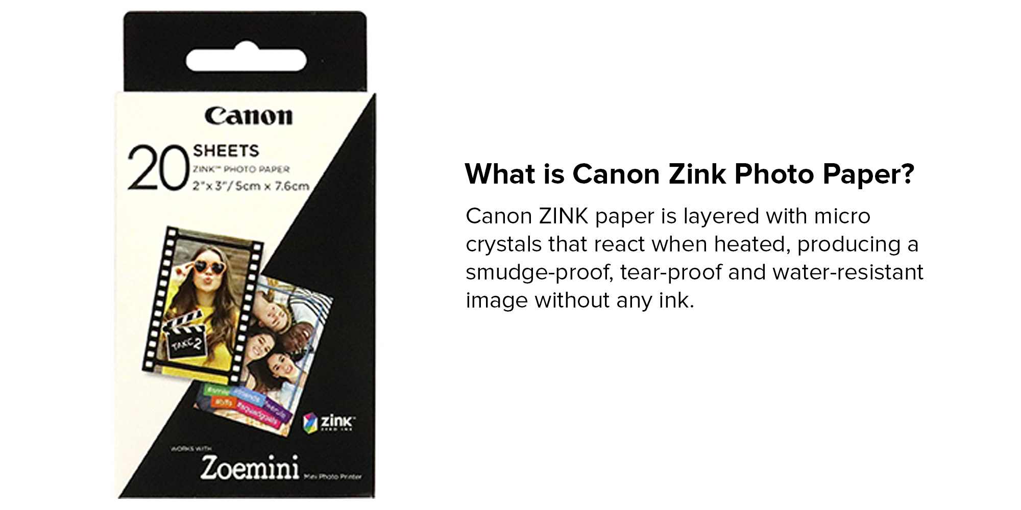 Canon Zoemini S Instant Camera Colour Photo Printer، 8-megapixel