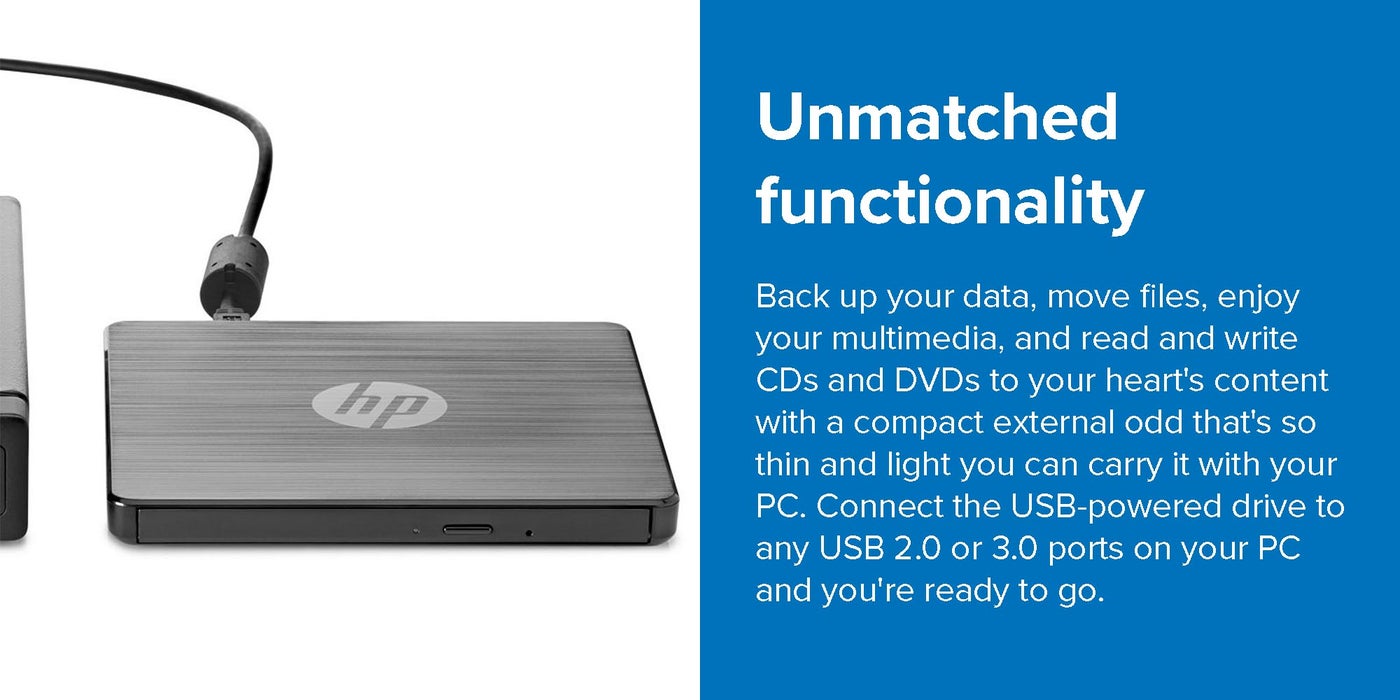 HP External USB DVDRW Drive (F2B56Aa) Black UAE Dubai, Abu Dhabi