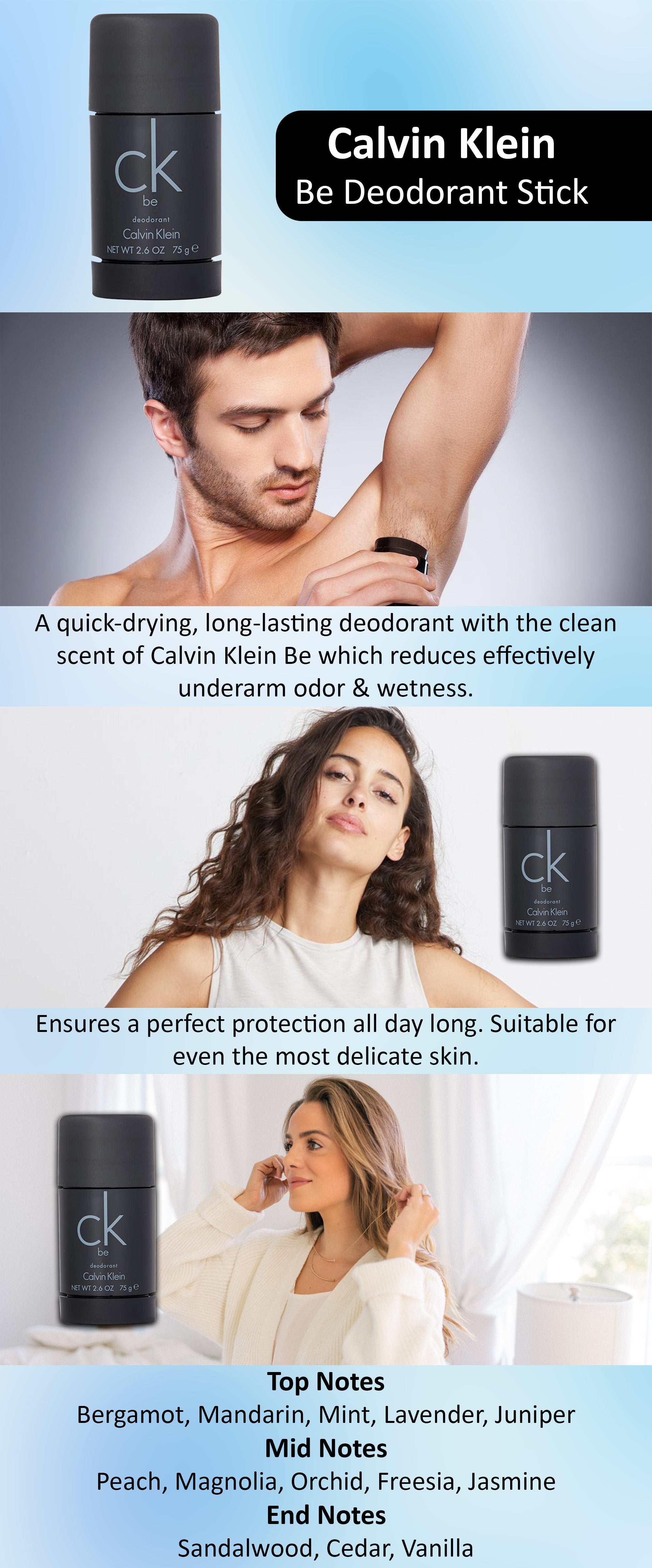 Calvin klein be deodorant online