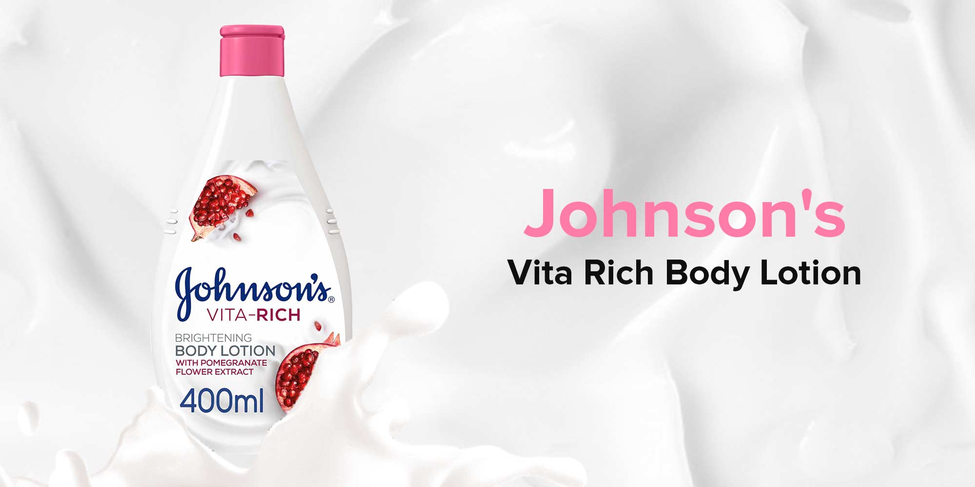 Johnson's Vita Rich Body Lotion 400ml KSA | Riyadh, Jeddah