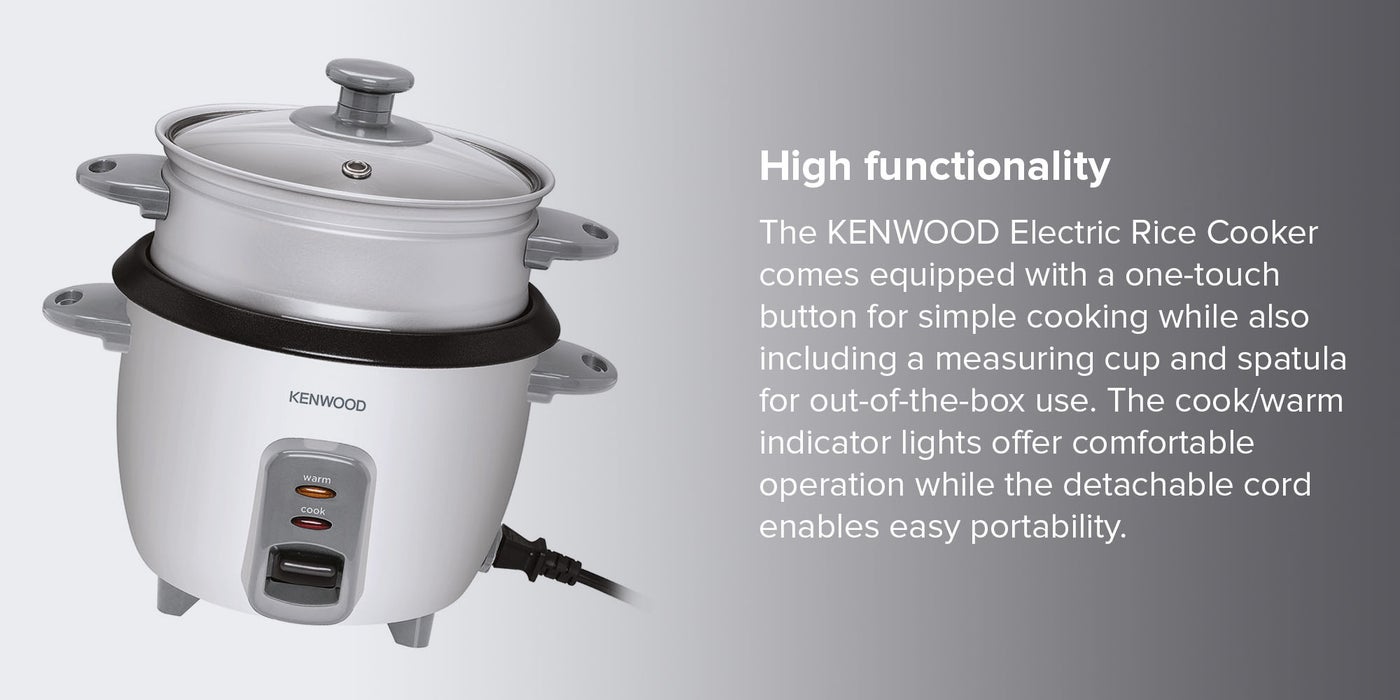 KENWOOD Rice Cooker 1.8 L 700.0 W RCM42.A0WH White KSA Riyadh, Jeddah