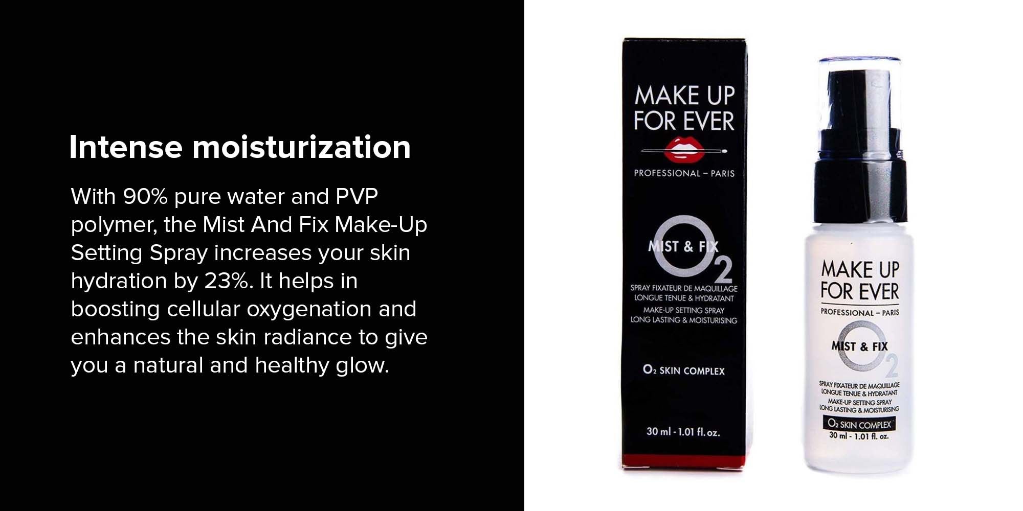Make Up For Ever Mist & Fix - Makeup Setting Spray, 1.01 fl. oz. / 30 ml 