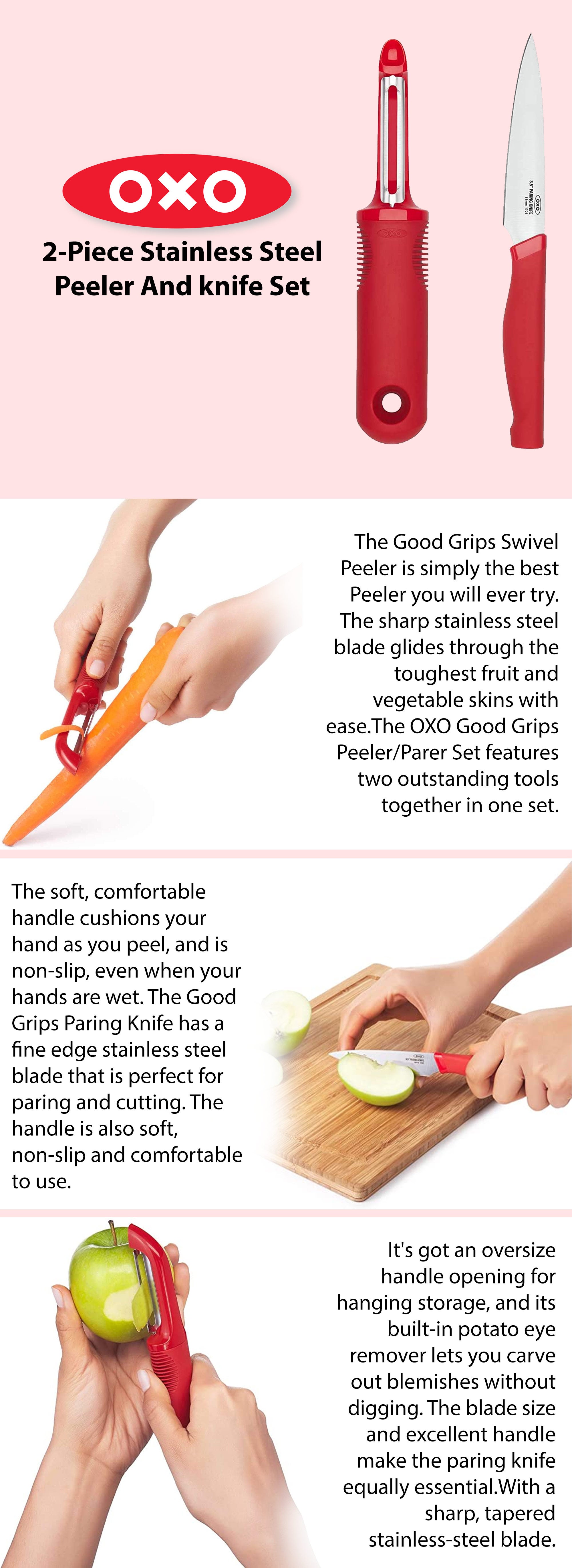 OXO Good Grips 2-Piece Fruit and Vegetable Knife Set