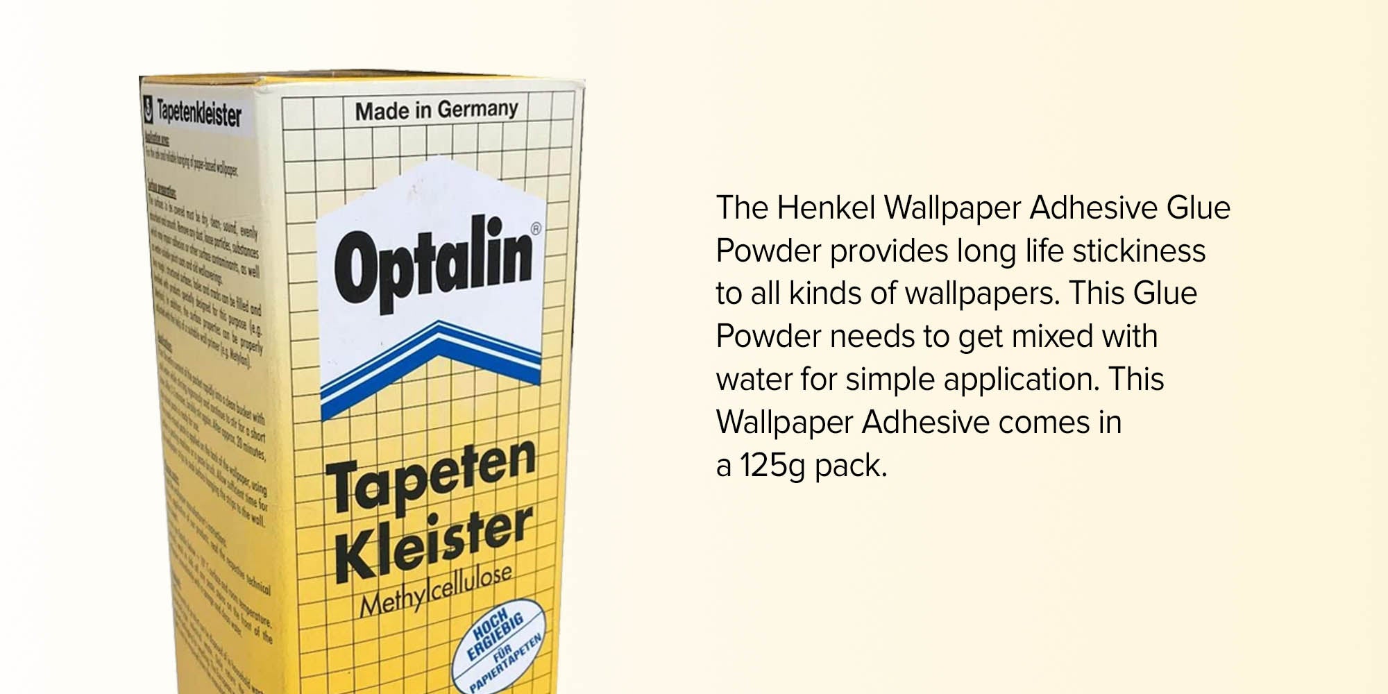 Henkel Optalin, Wallpaper Glue Powder - 125gm