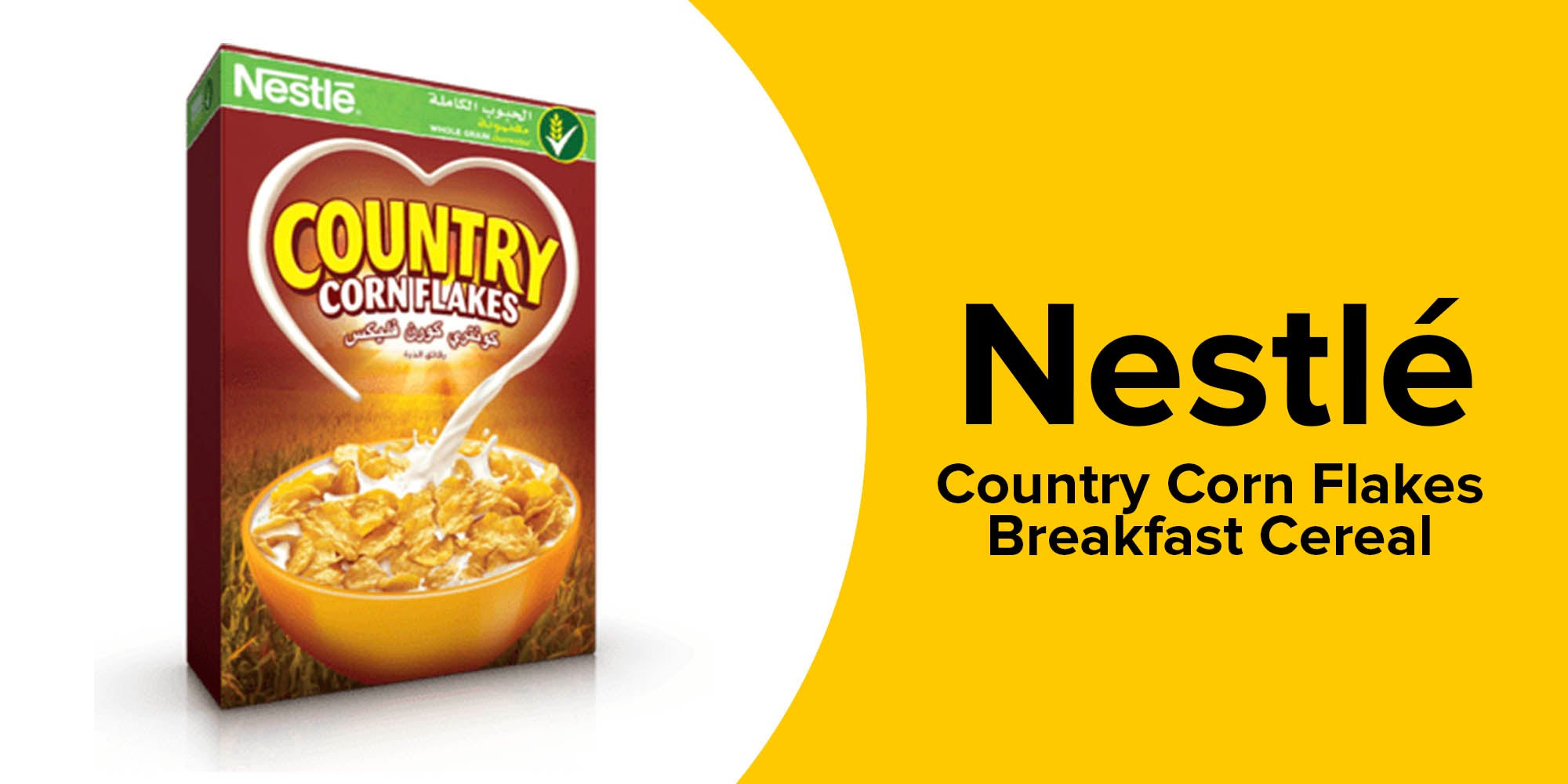 Nestle Country Corn Flakes Breakfast Cereal 375grams UAE