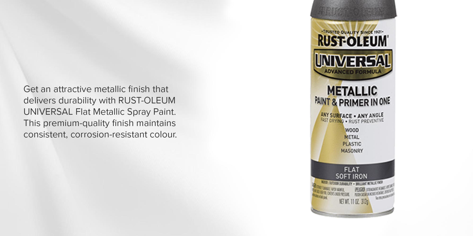 Flat soft iron rust on sale oleum