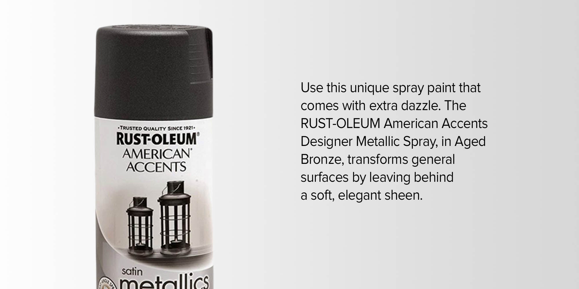 Rust-Oleum American Accents Designer Metallic Spray Paint