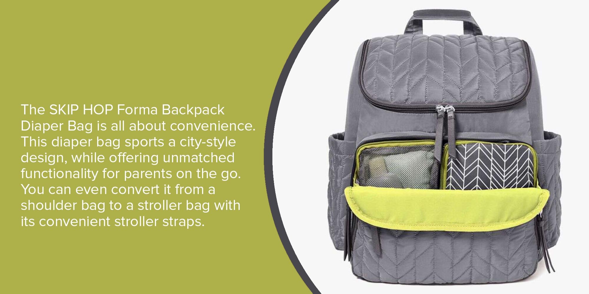 Skip hop store backpack nappy bag