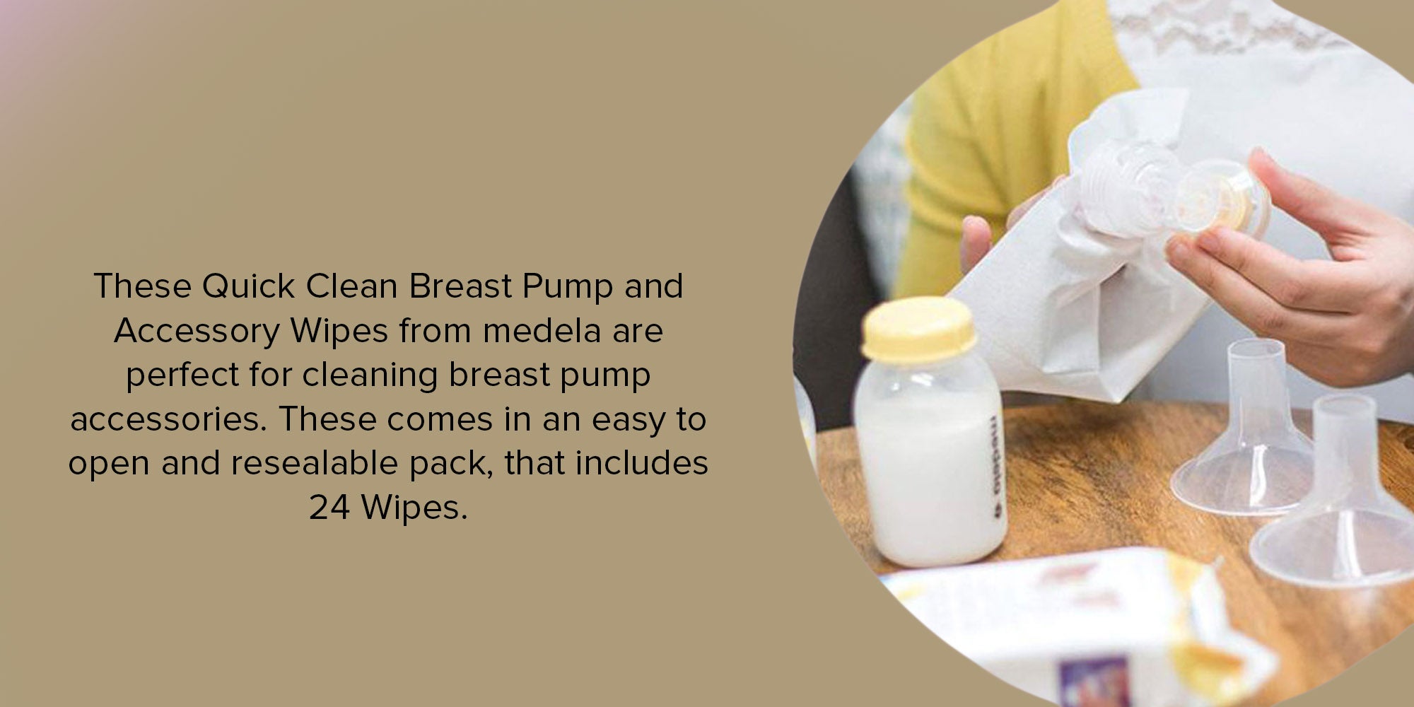  Medela Quick Clean Breast Pump And Accessory Wipes