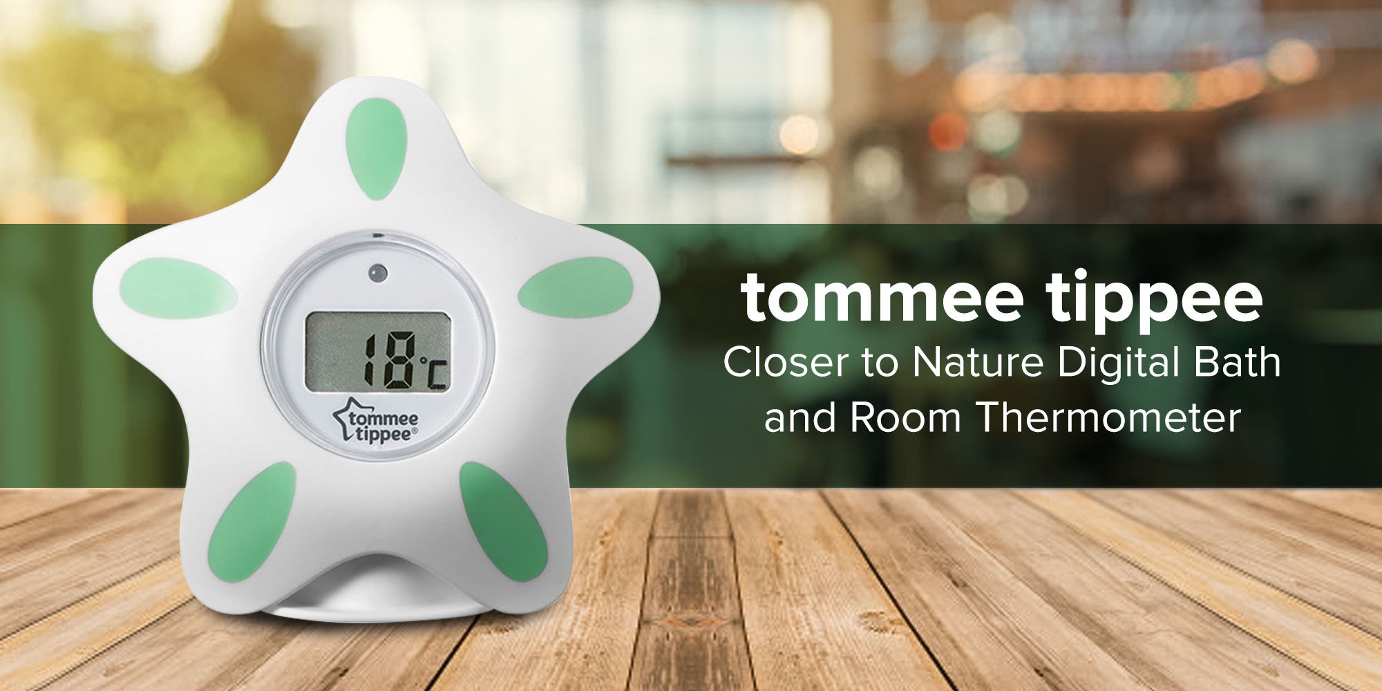 Tommee Tippee Closer to Nature In-Bath Digital Bath & Room