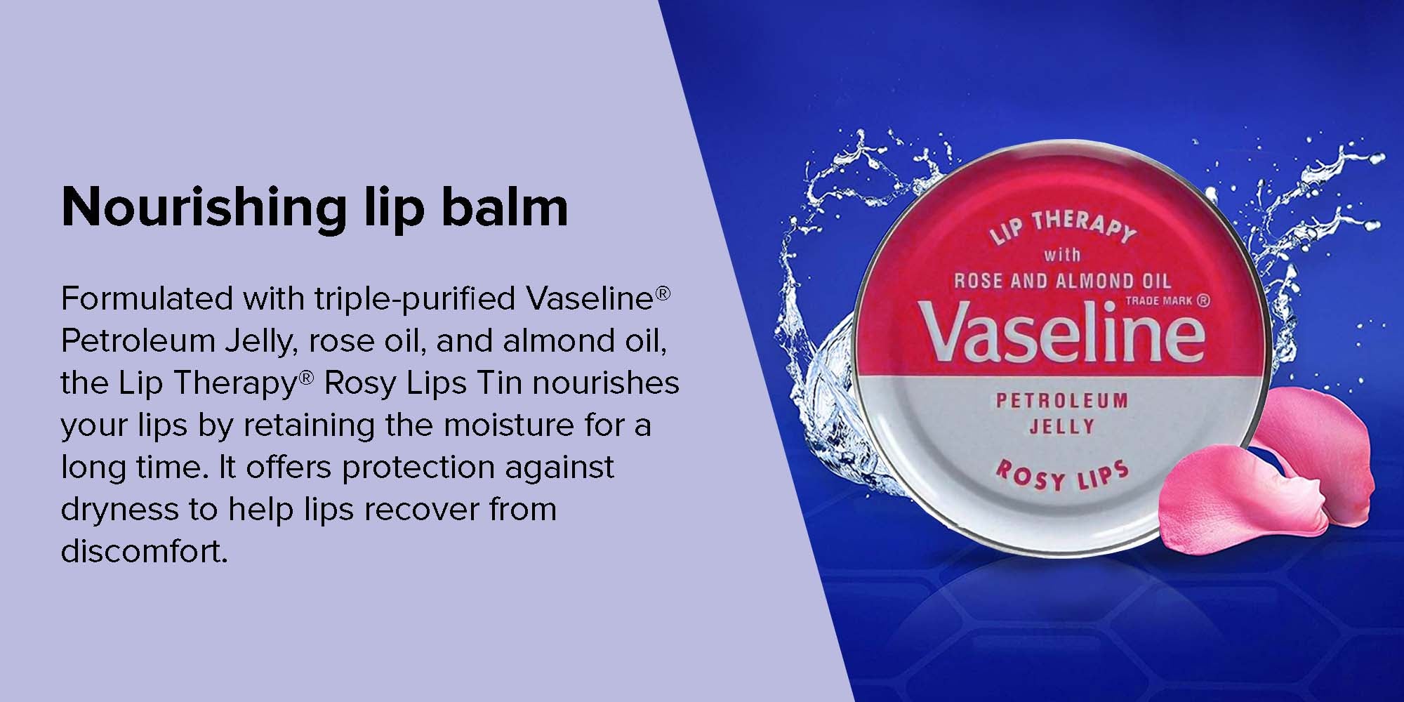 Vaseline® Lip Therapy® Rosy Lips Tin