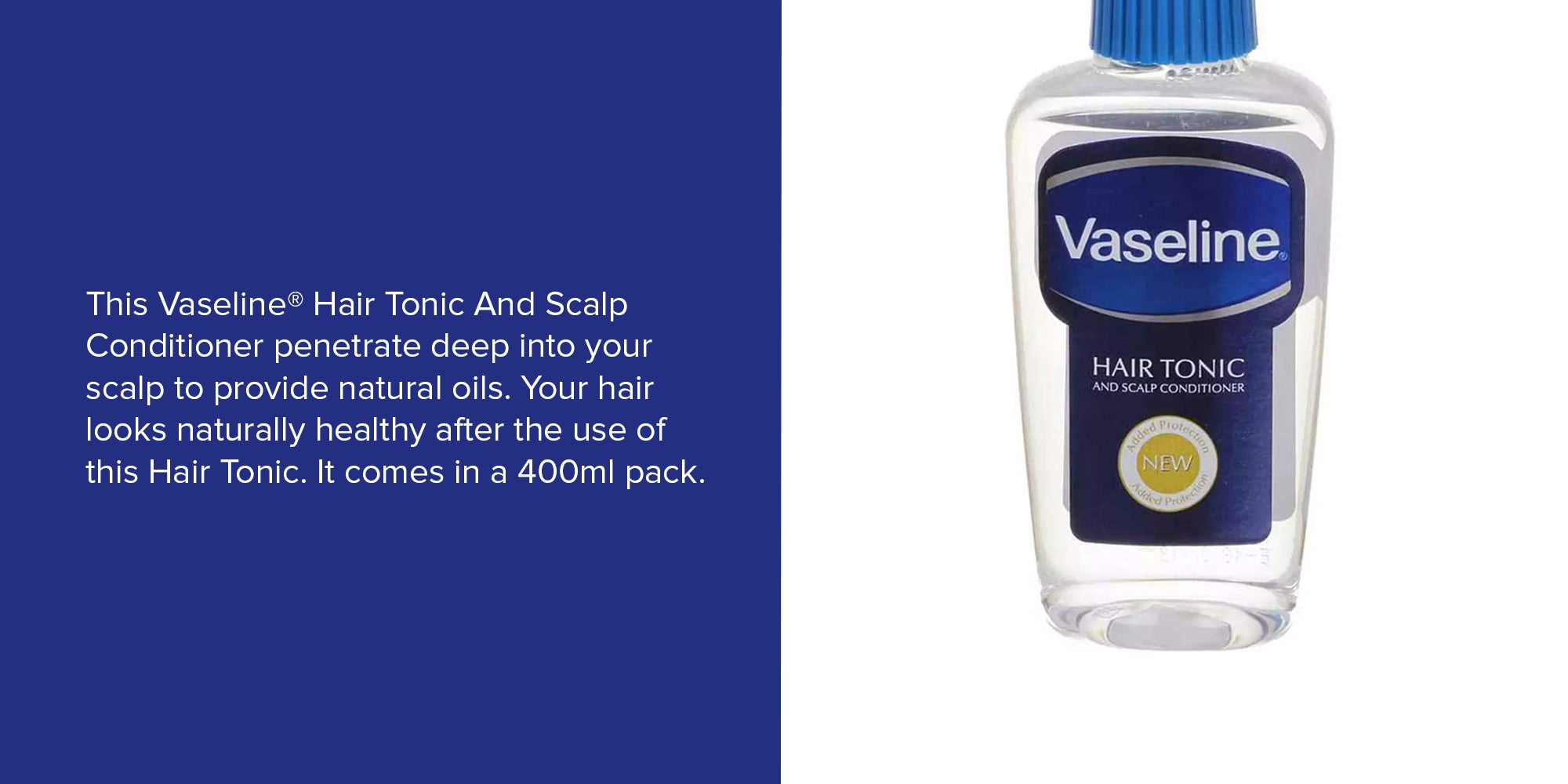 Vaseline Hair Tonic And Scalp Conditioner Clear 400ml KSA | Riyadh, Jeddah Vaseline Hair Tonic And Scalp Conditioner Clear 400ml KSA | Riyadh, Jeddah