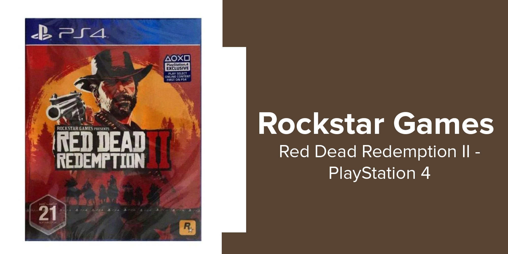 Buy PS4 Red Dead Redemption II Game Online in UAE