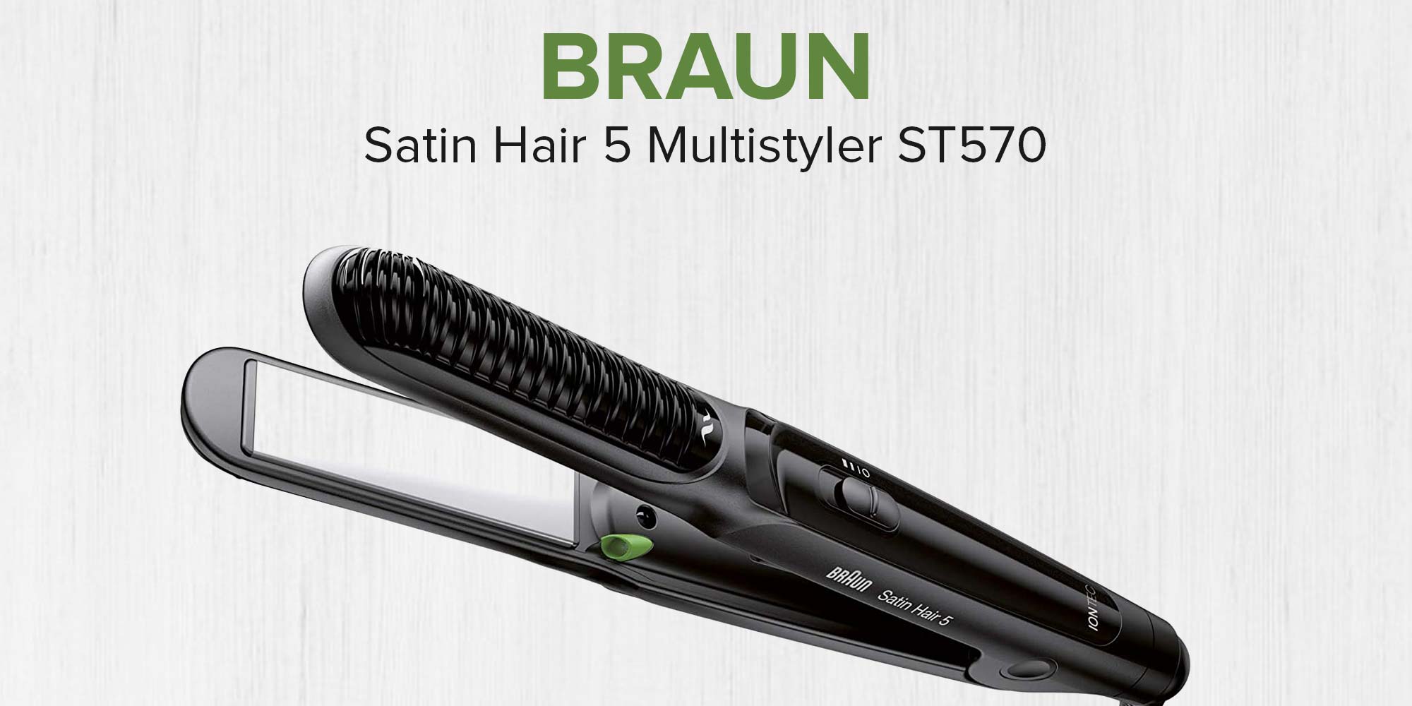 Braun Satin Hair 5 ST570 Hair Straightener & Multistyler with Iontec  Technology price in Egypt,  Egypt