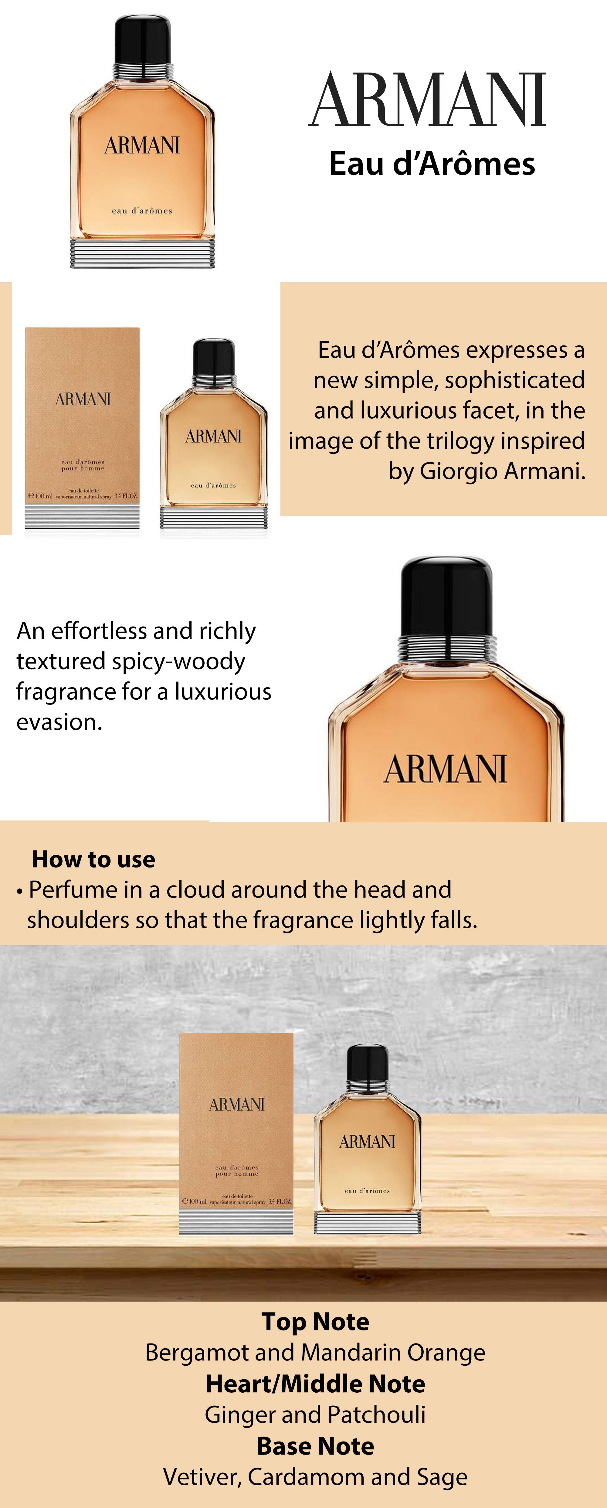 Armani aromes discount