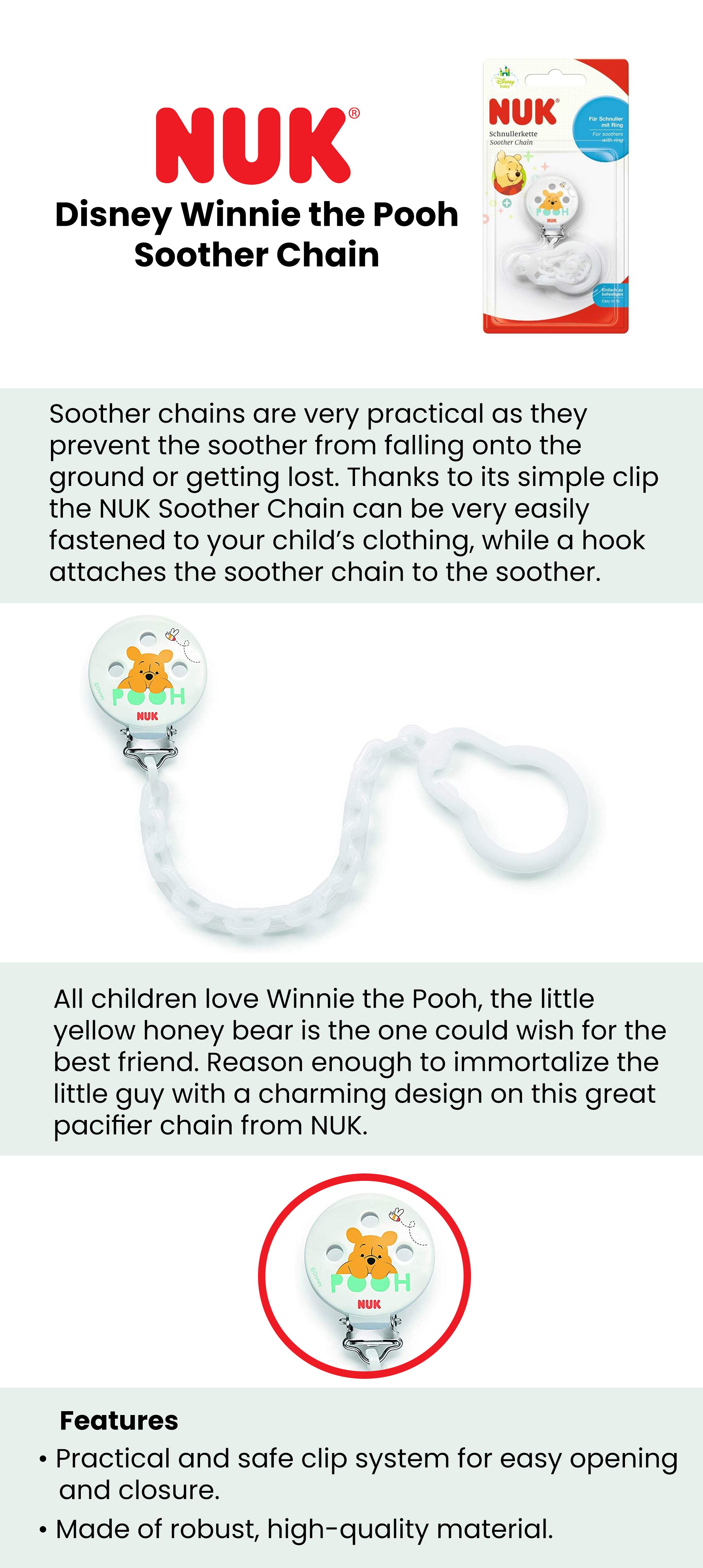 Nuk sales soother chain