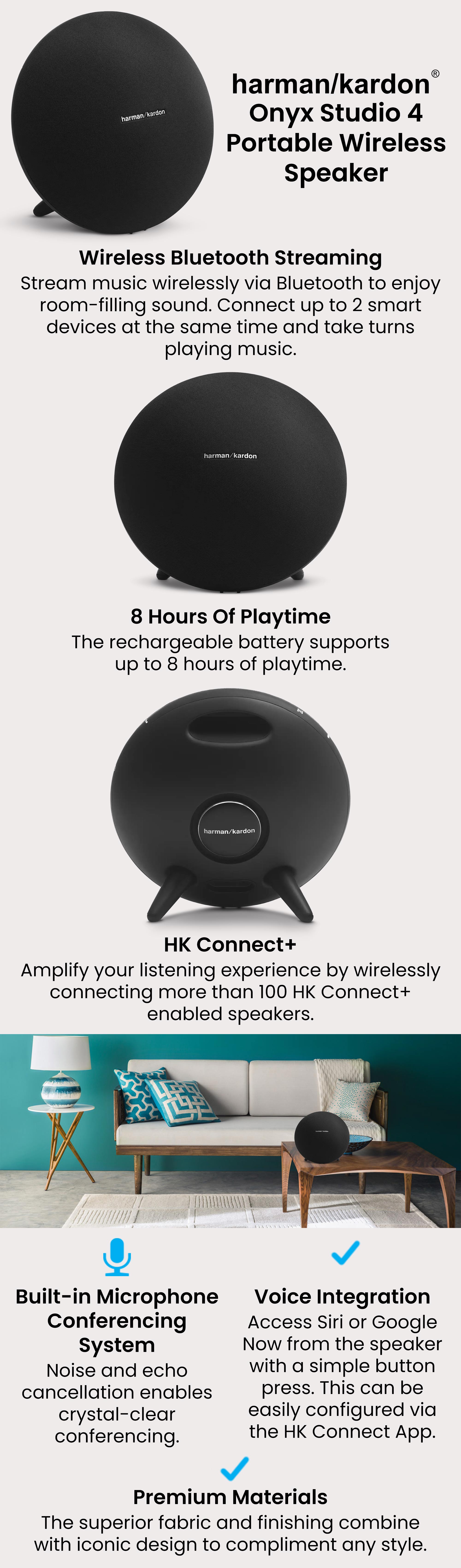 Hk connect+ clearance enabled speakers