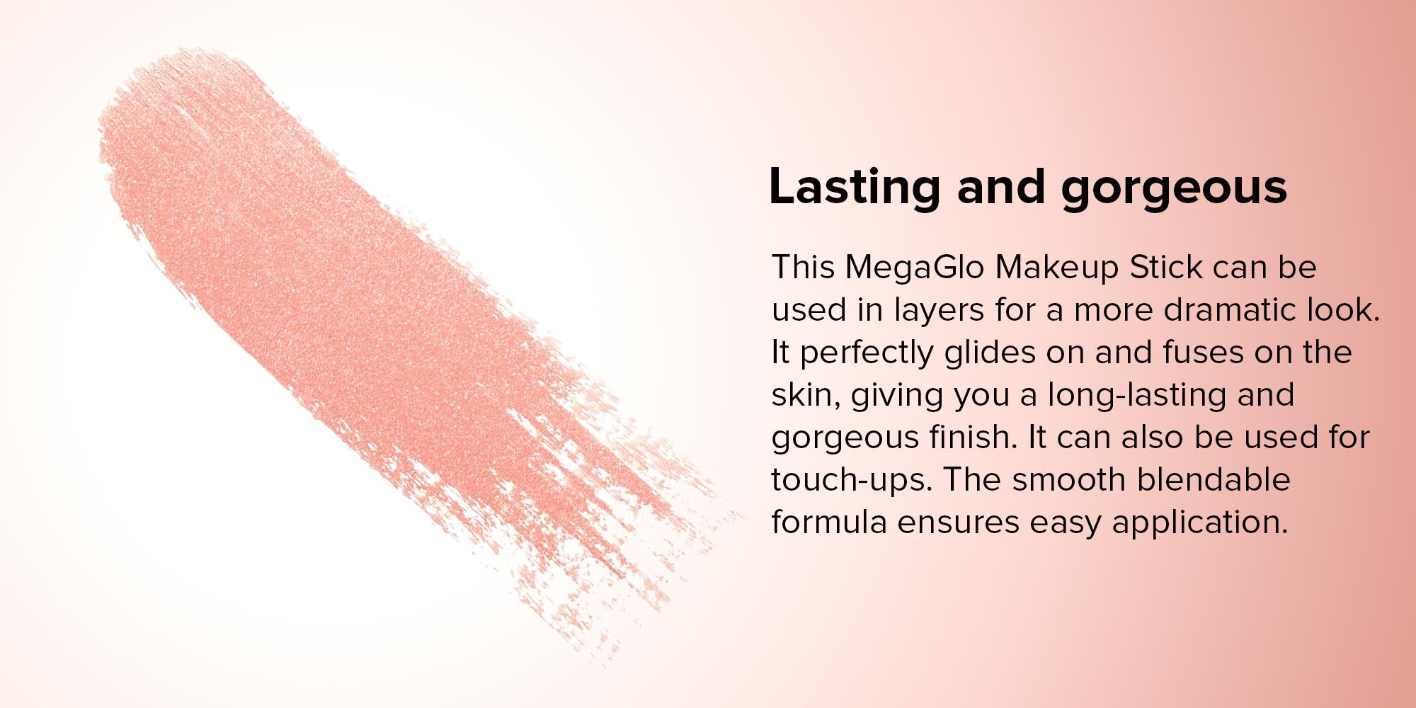 MegaGlo Makeup Stick-Peach Bums