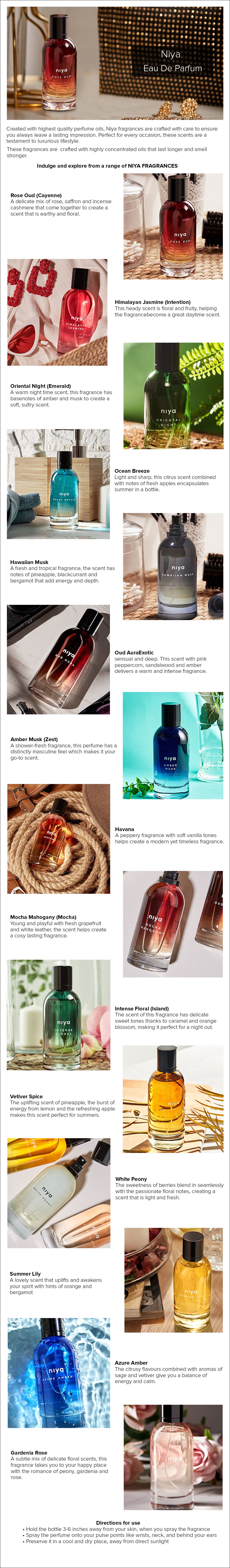 Niya Rose Oud Cayenne EDP Fragrances For Women 100ml UAE Dubai, Abu Dhabi