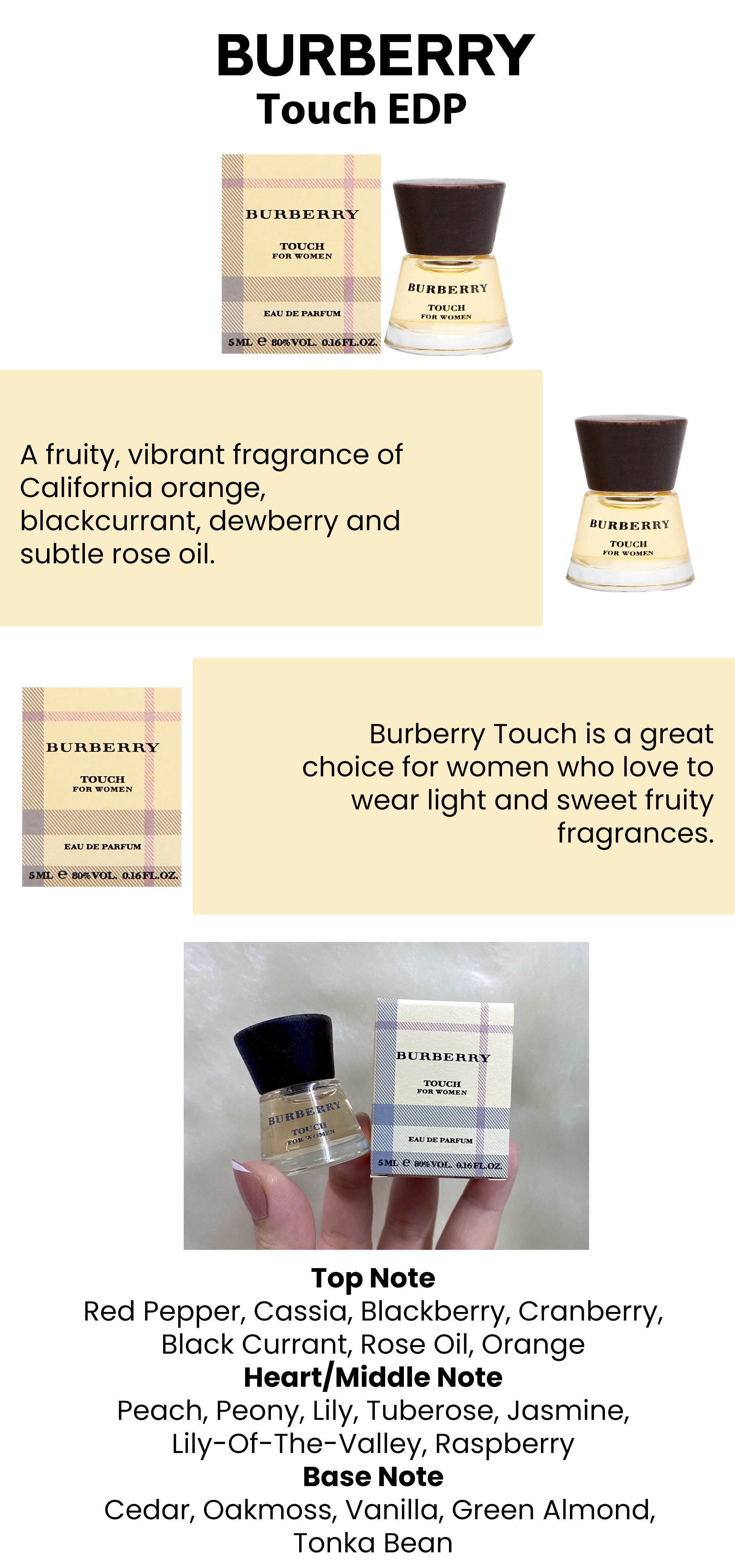 Burberry touch 5ml best sale